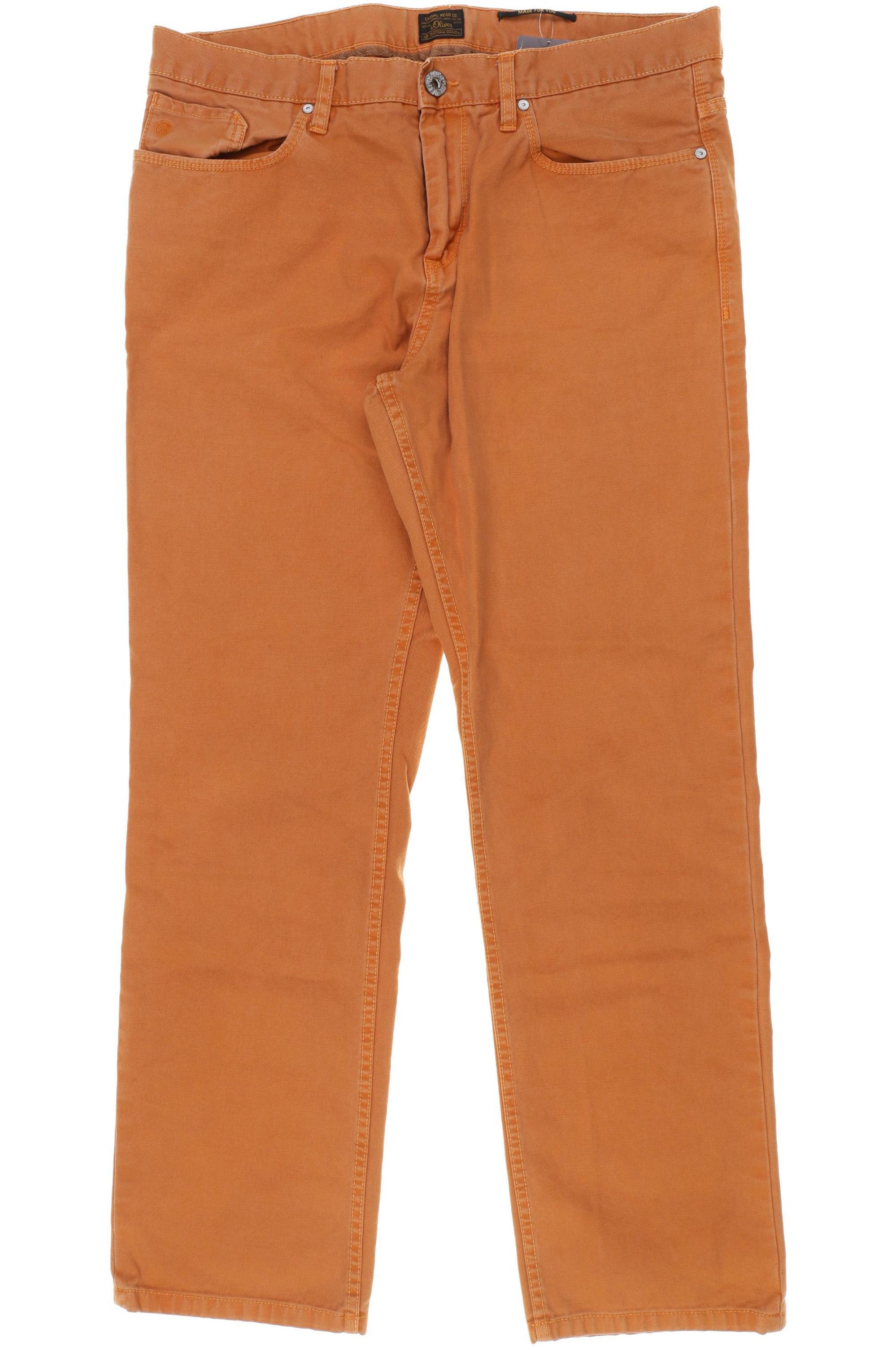 

s.Oliver Herren Jeans, orange, Gr. 34