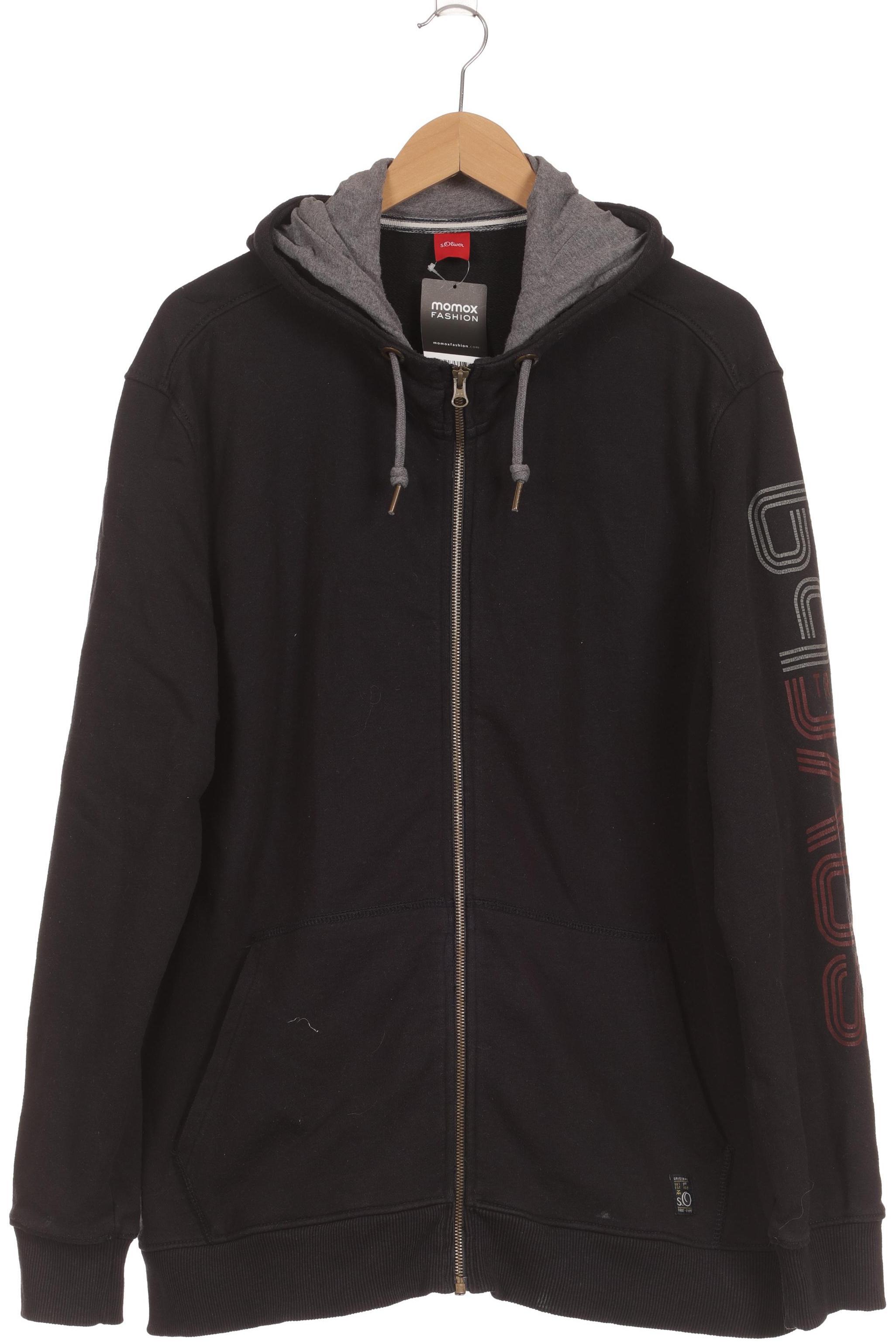 

s.Oliver Herren Kapuzenpullover, schwarz, Gr.