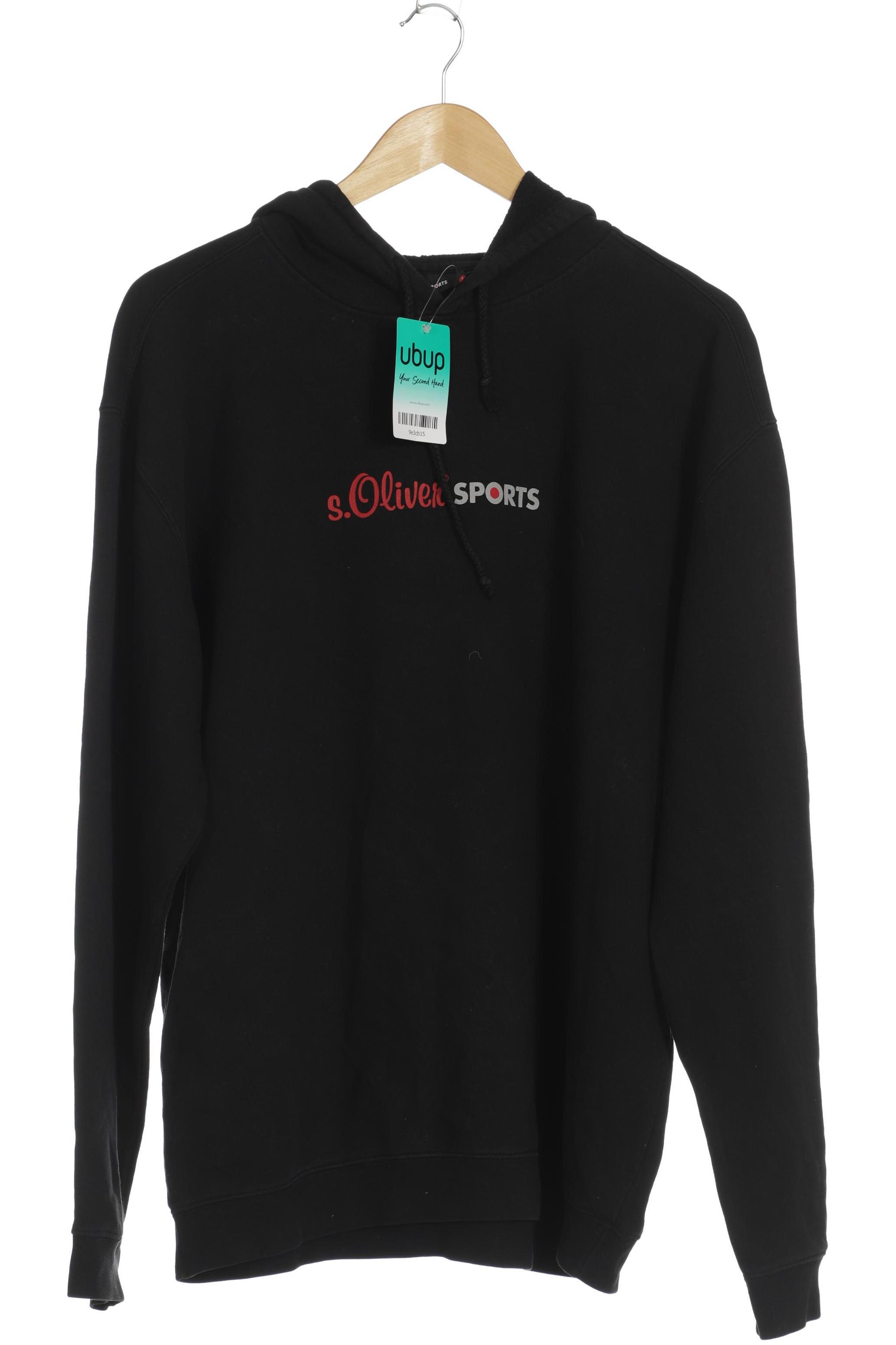 Thumbnail - s.Oliver Herren Kapuzenpullover, schwarz, Gr.