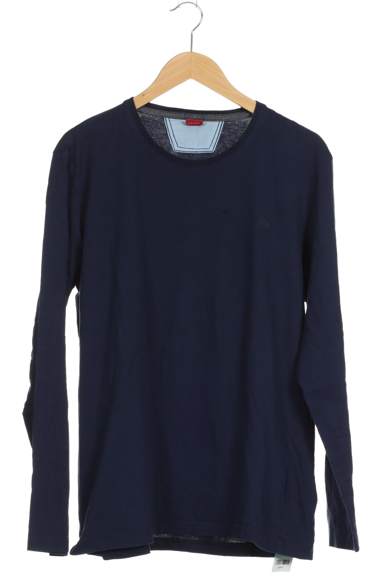 

s.Oliver Herren Langarmshirt, blau, Gr.
