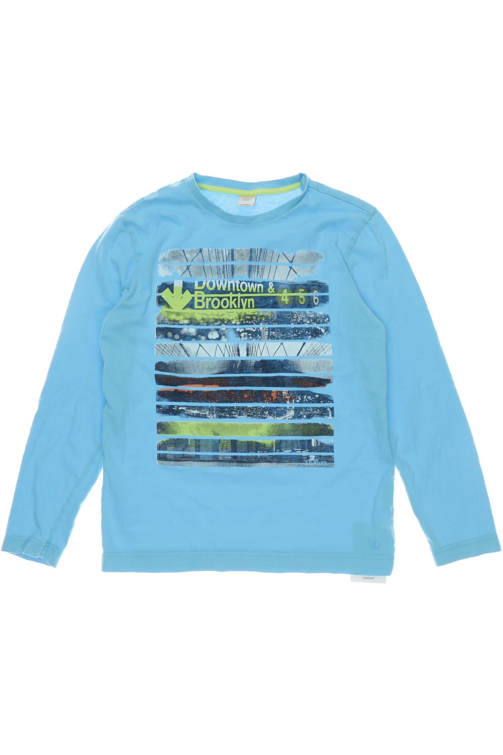 

s.Oliver Jungen Langarmshirt, blau, Gr. 152