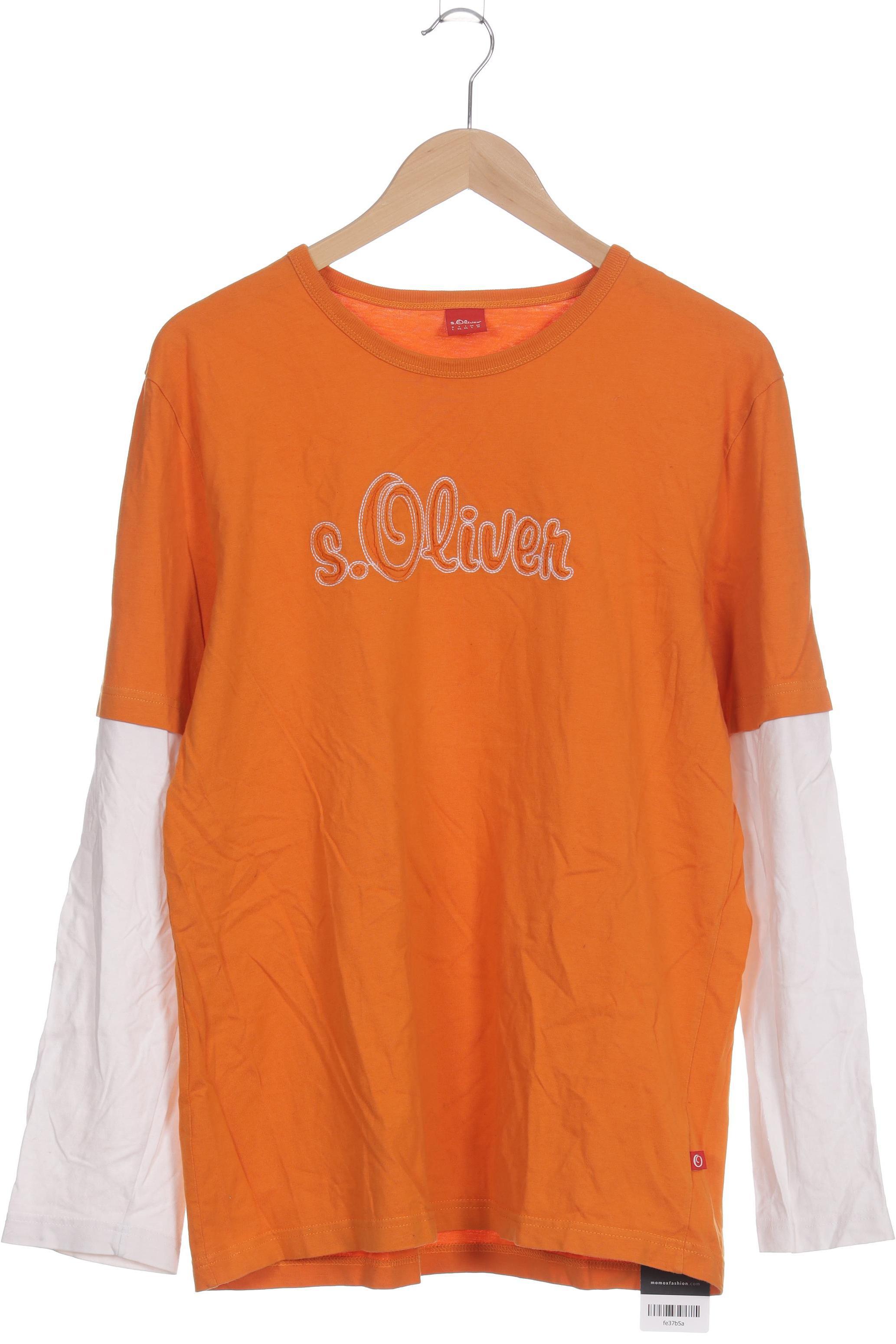 Thumbnail - s.Oliver Herren Langarmshirt, orange, Gr.