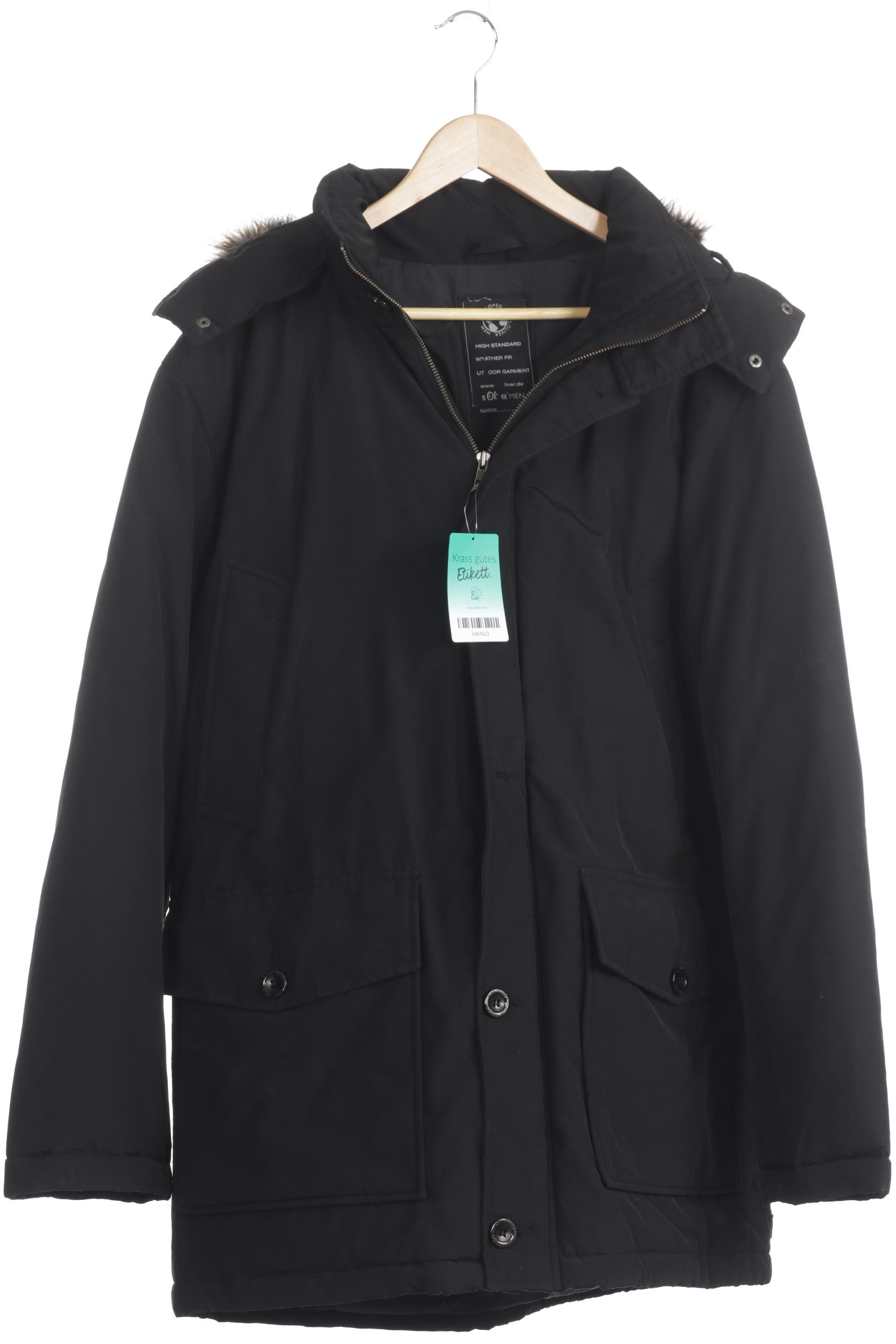 

s.Oliver Herren Mantel, schwarz, Gr.