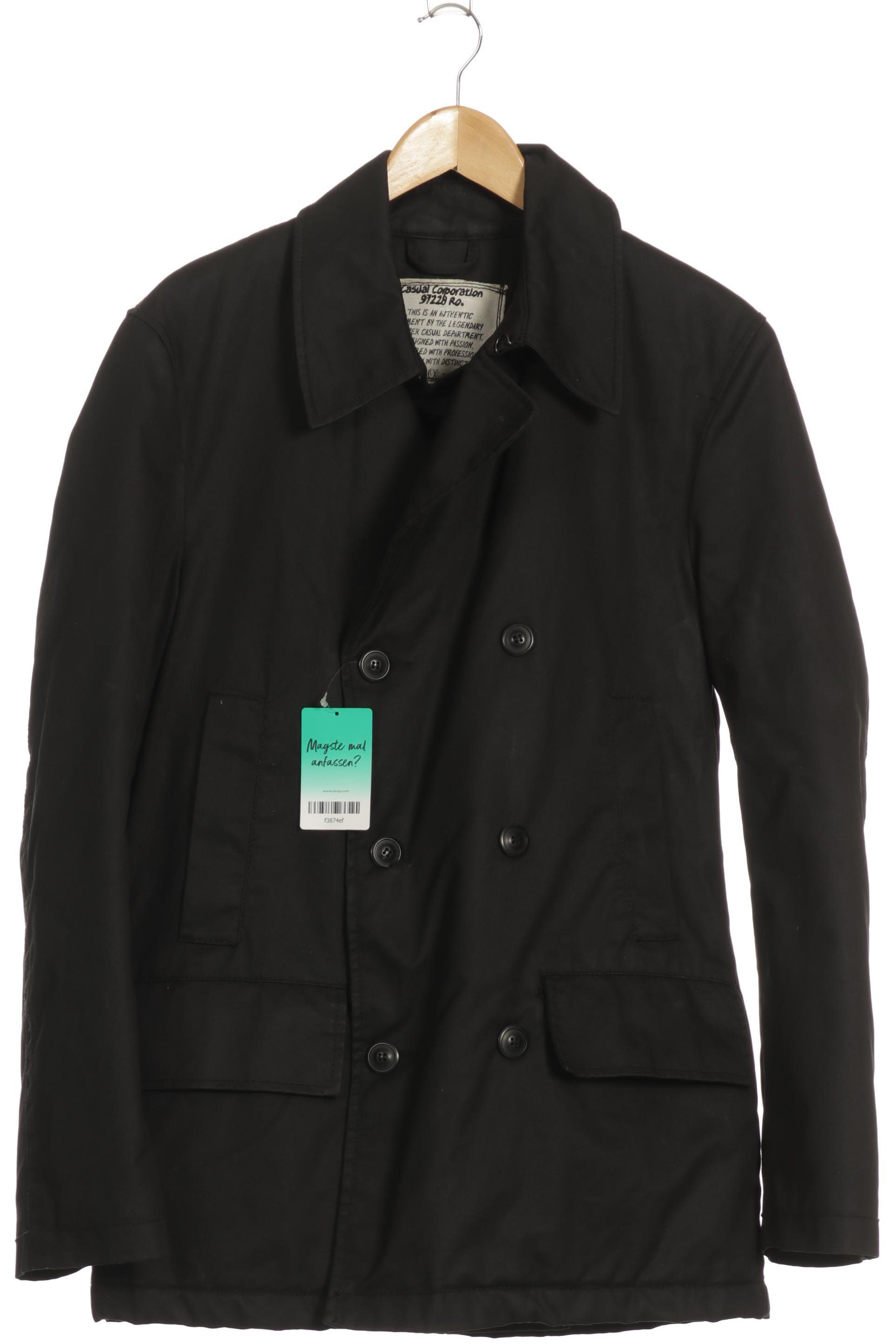 

s.Oliver Herren Mantel, schwarz, Gr.