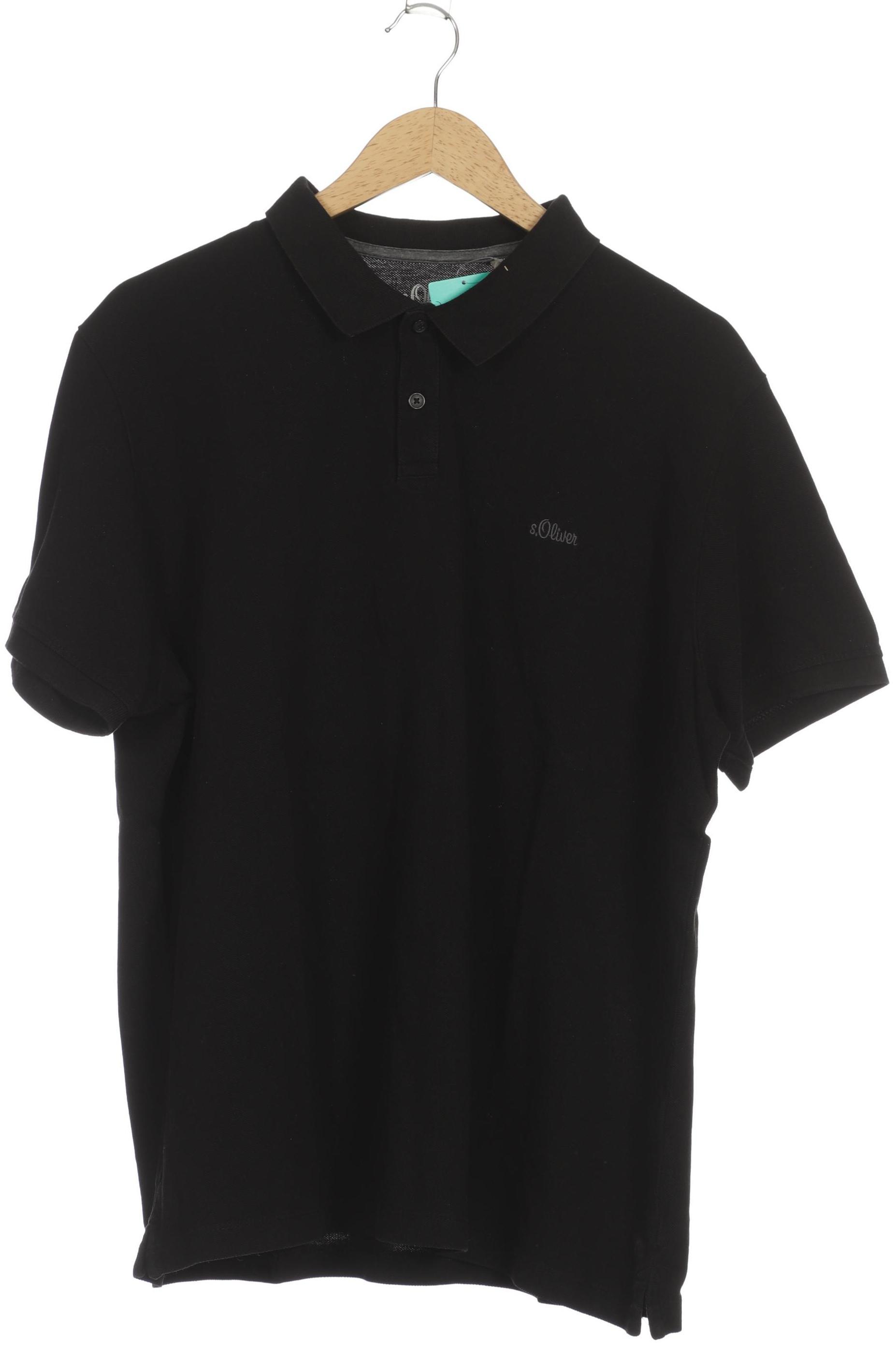 

s.Oliver Herren Poloshirt, schwarz, Gr.