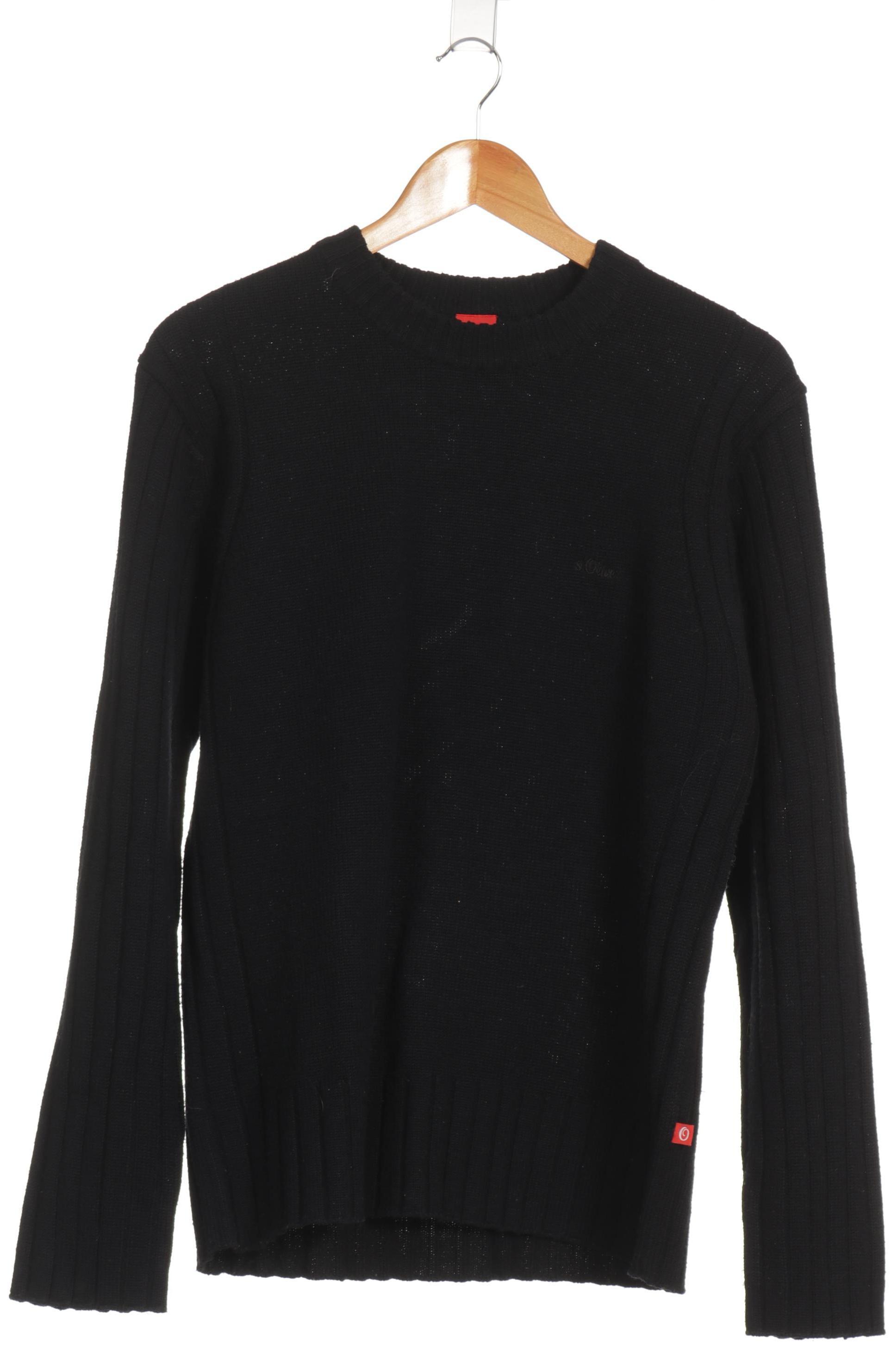 

s.Oliver Herren Pullover, schwarz, Gr.