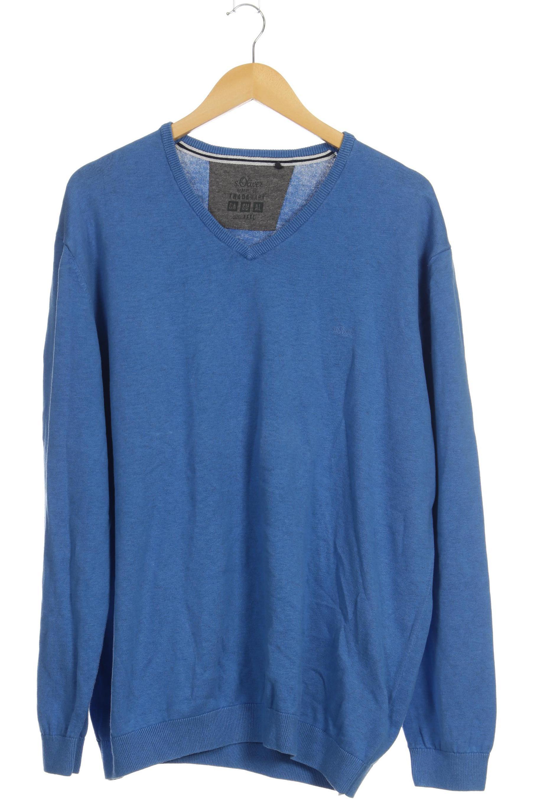 

s.Oliver Herren Pullover, blau, Gr.
