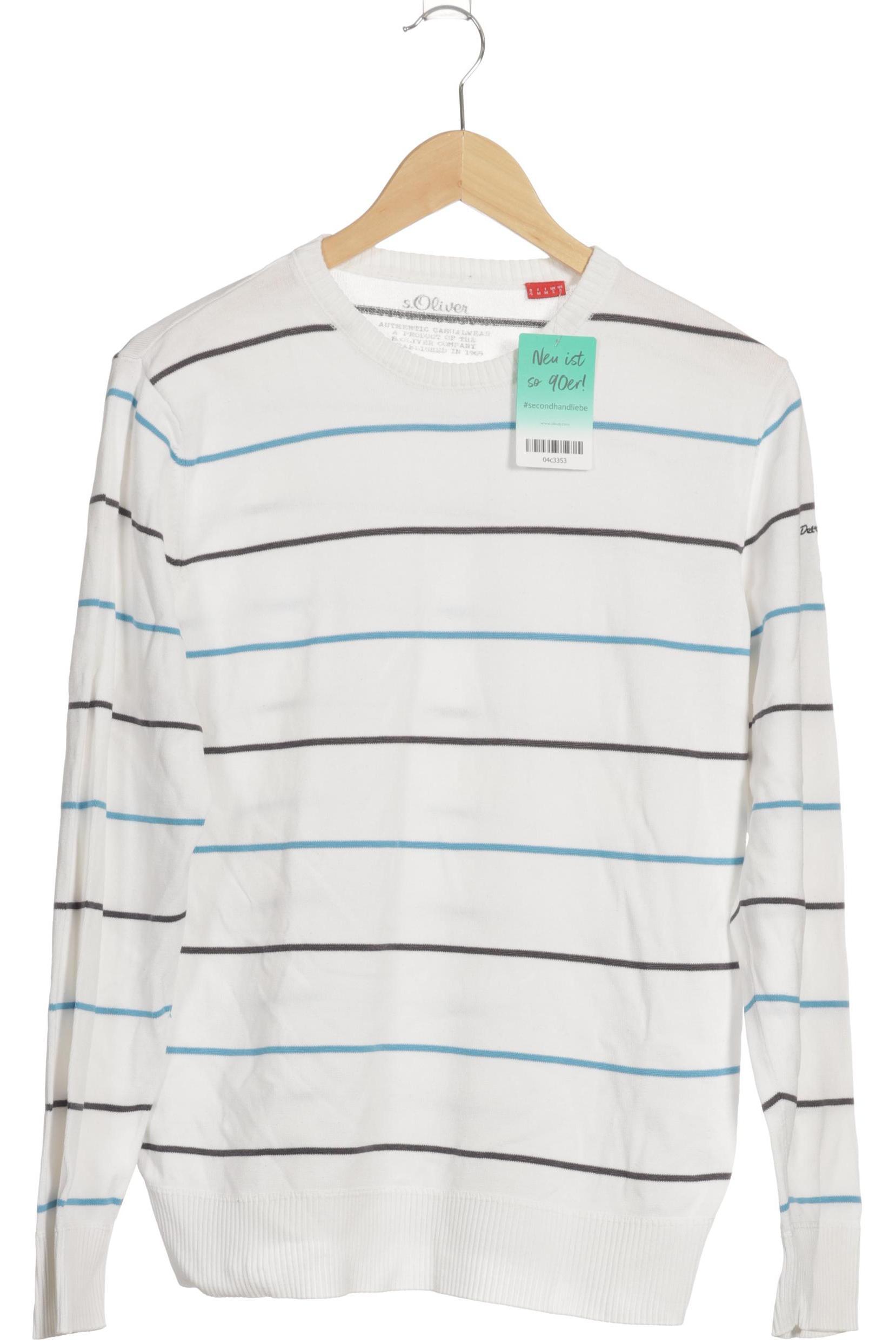 

s.Oliver Herren Pullover, weiß, Gr.