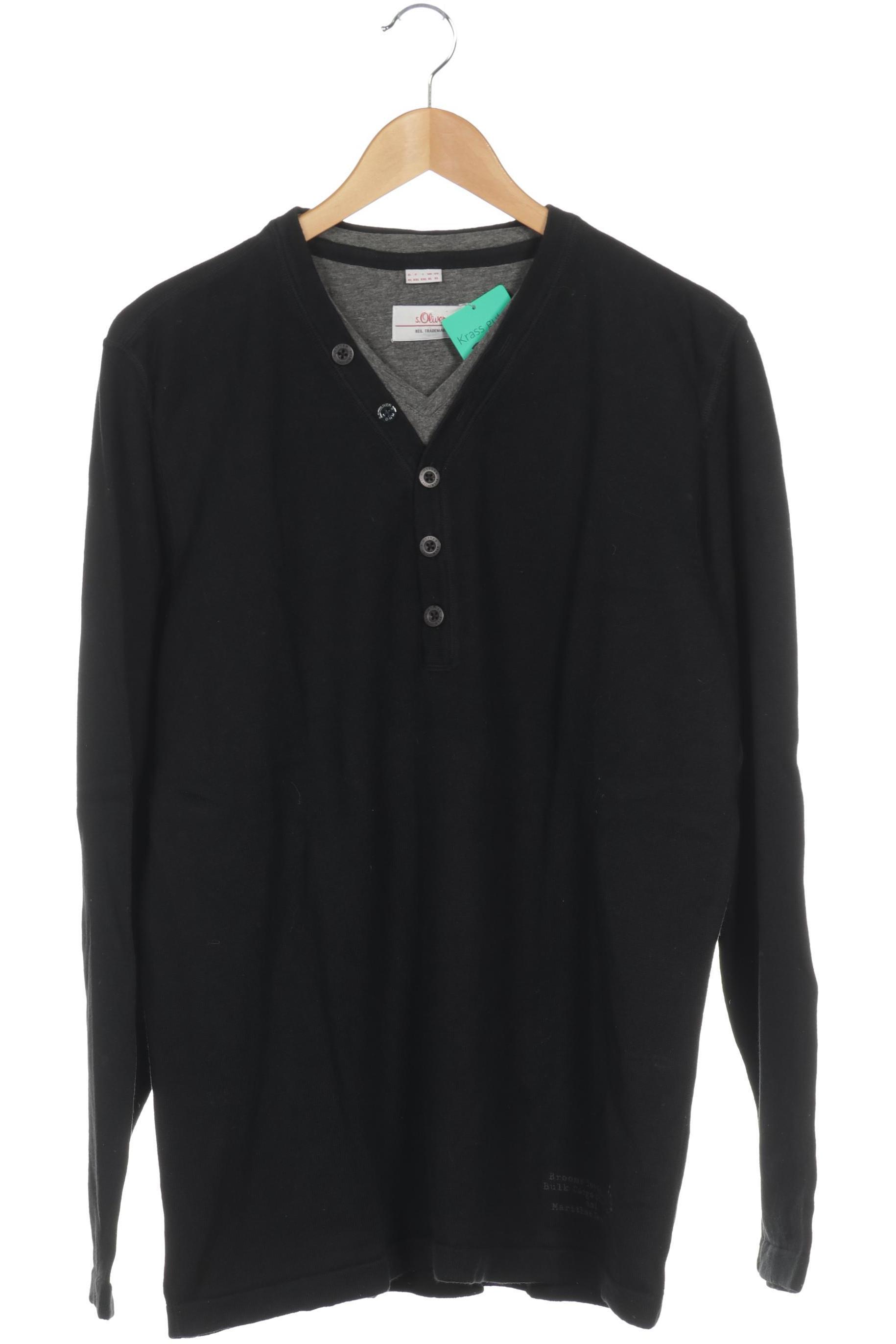 

s.Oliver Herren Pullover, schwarz, Gr.