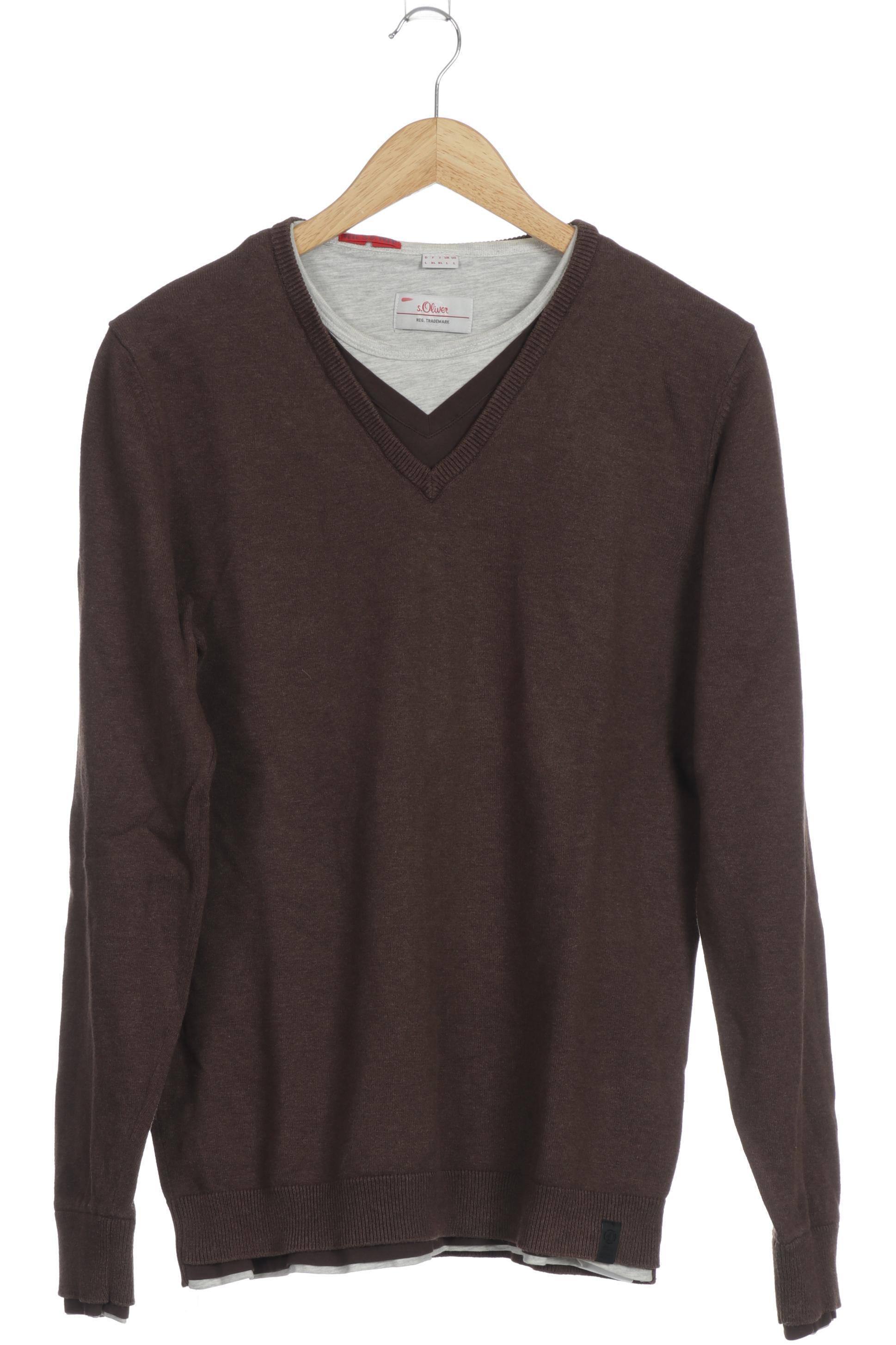 

s.Oliver Herren Pullover, braun, Gr.