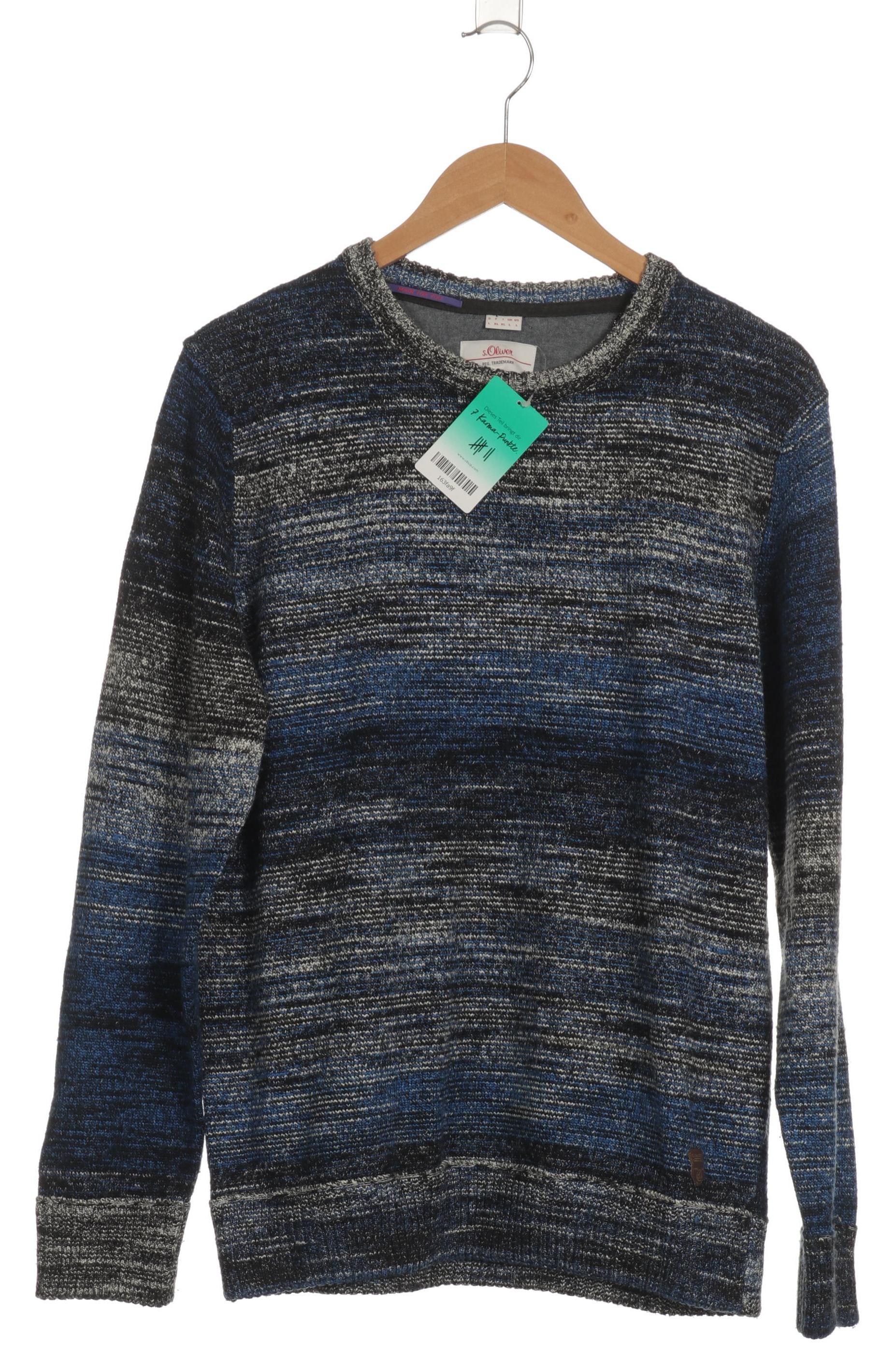 

s.Oliver Herren Pullover, blau, Gr.