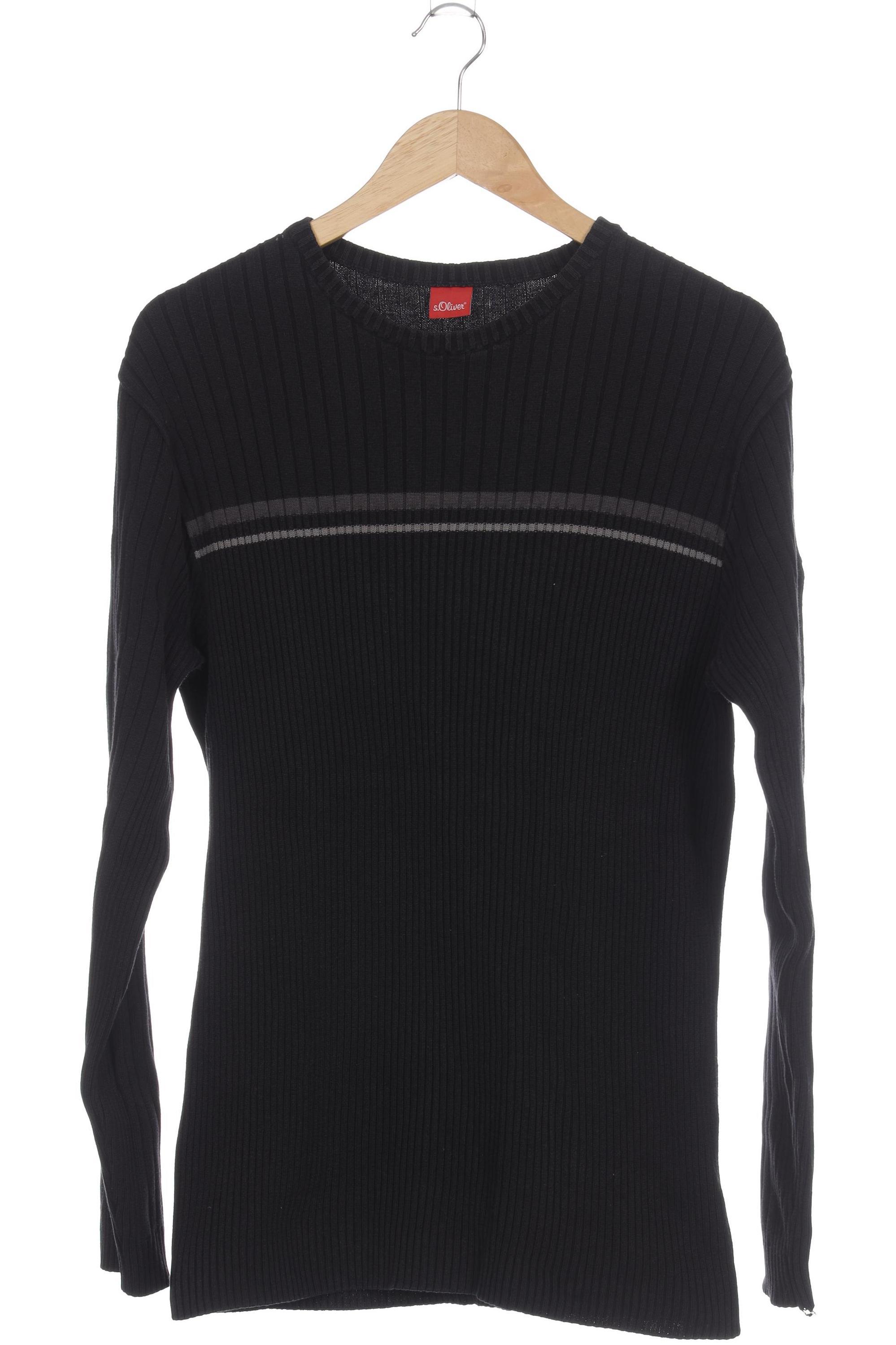 

s.Oliver Herren Pullover, schwarz, Gr.