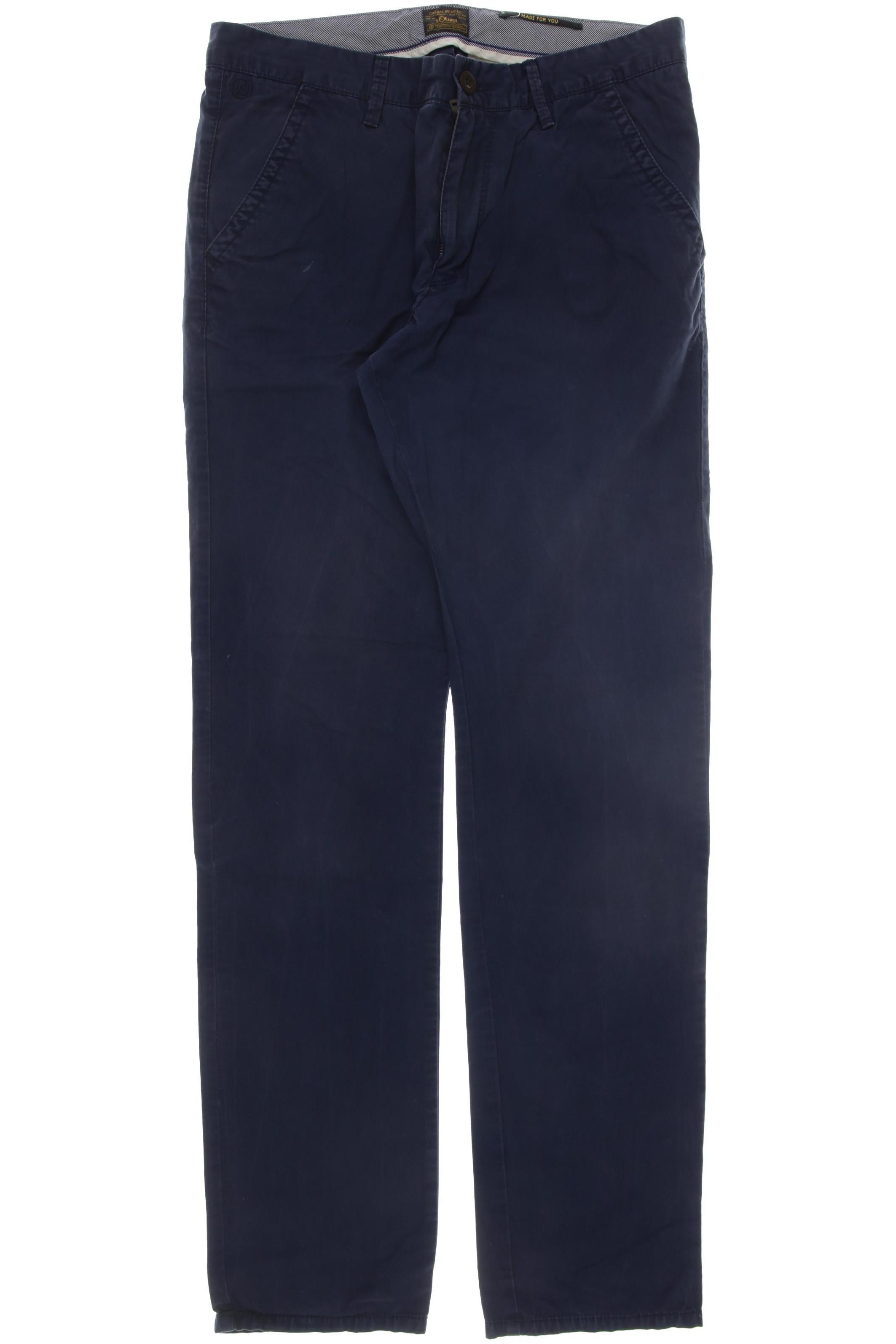 

s.Oliver Herren Stoffhose, blau, Gr.