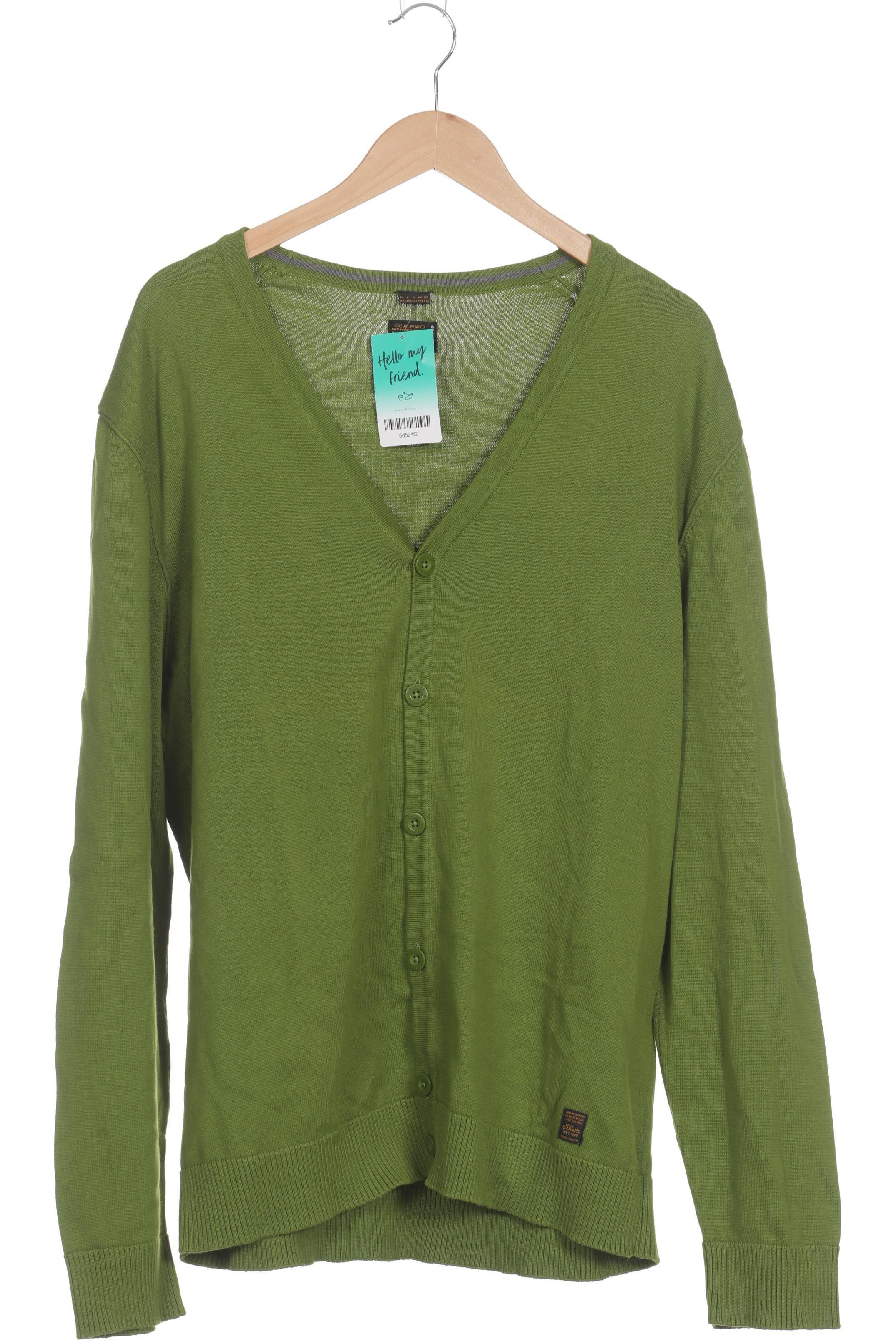 

s.Oliver Herren Strickjacke, grün, Gr.