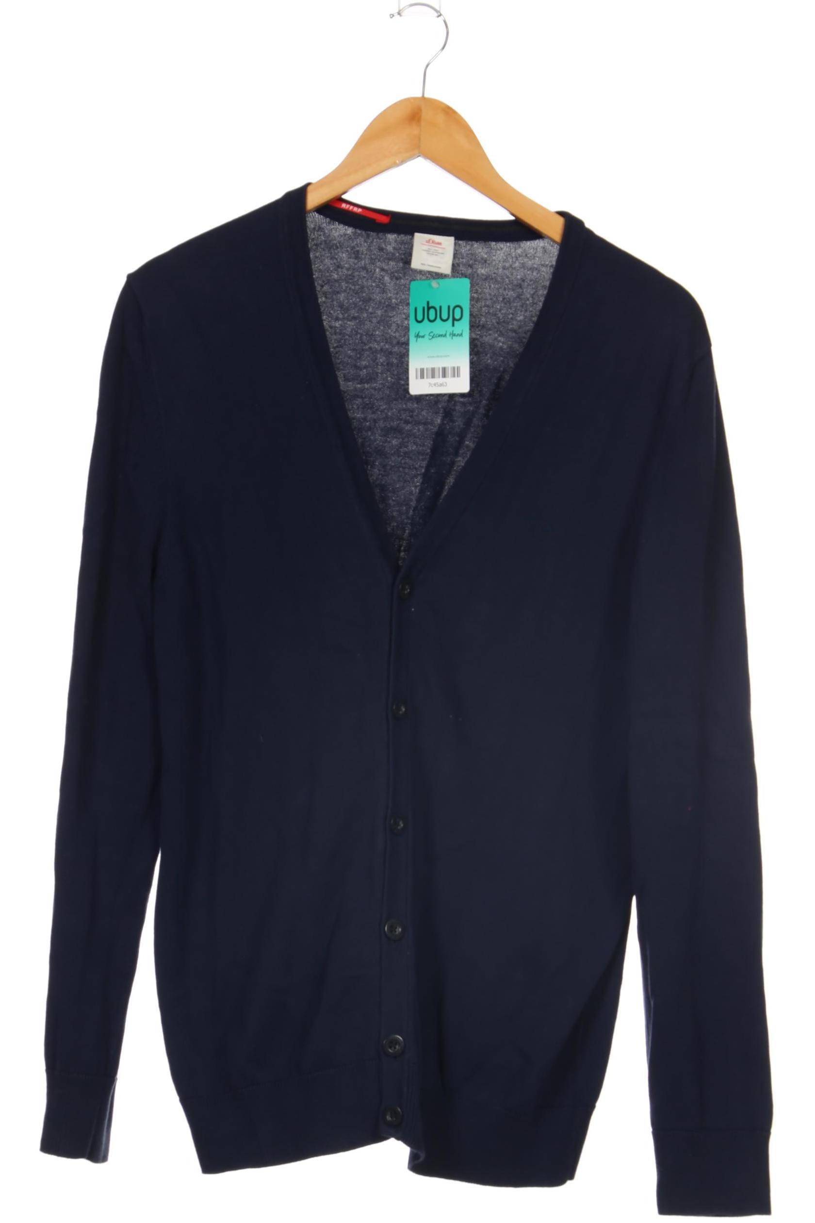 

s.Oliver Herren Strickjacke, blau, Gr.