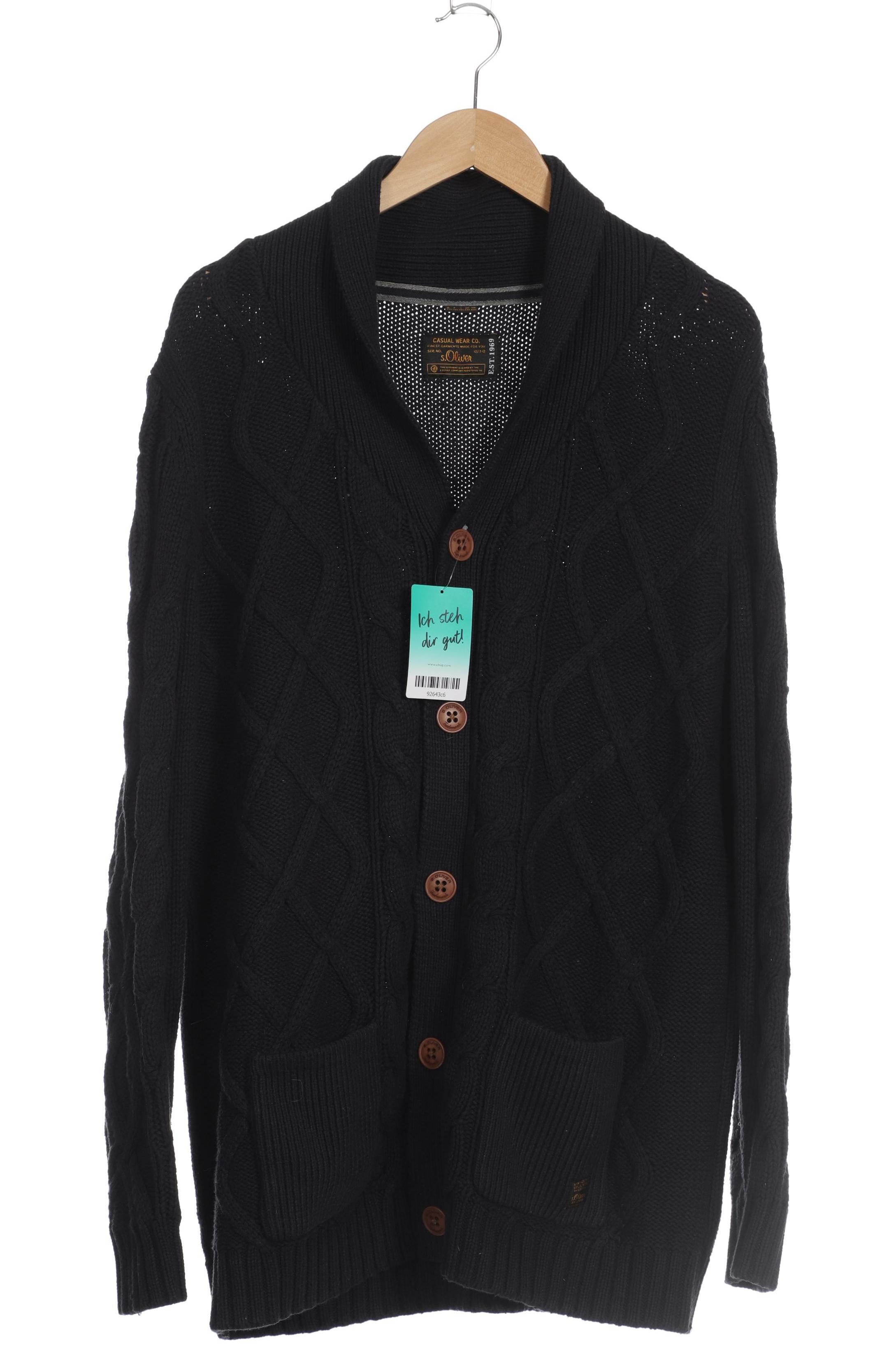 Thumbnail - s.Oliver Herren Strickjacke, schwarz, Gr.