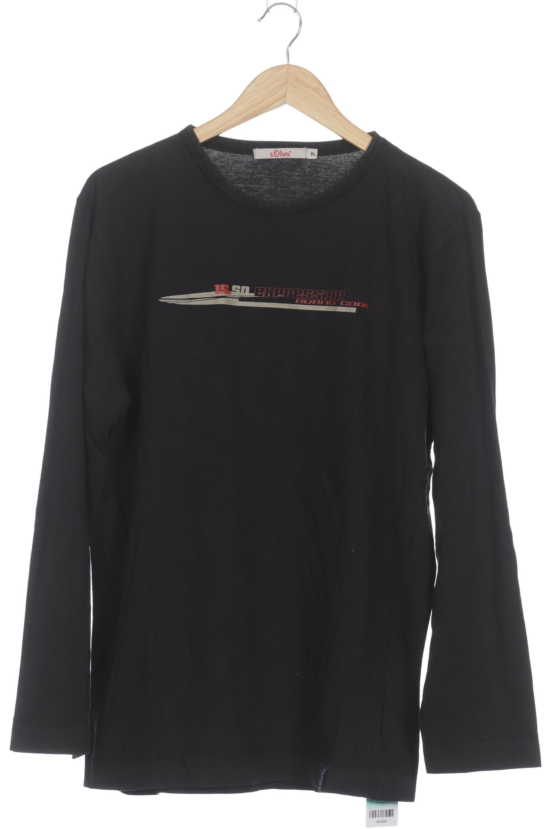 

s.Oliver Herren Langarmshirt, schwarz, Gr.