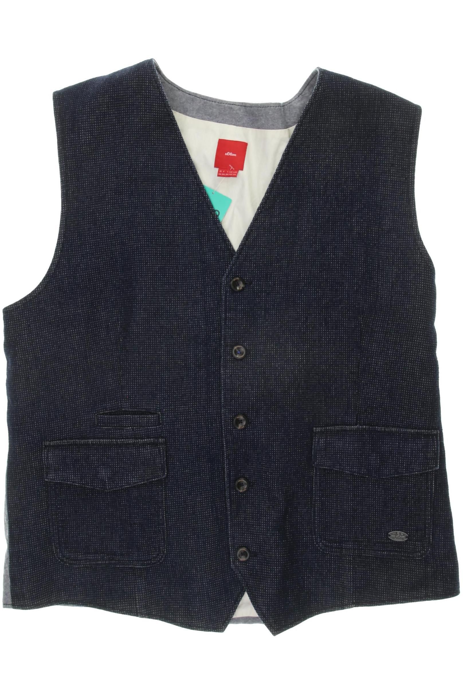 

s.Oliver Herren Weste, blau, Gr.