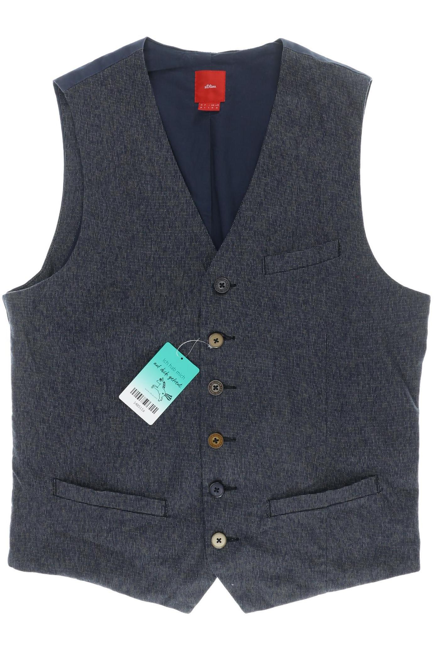 

s.Oliver Herren Weste, blau, Gr.
