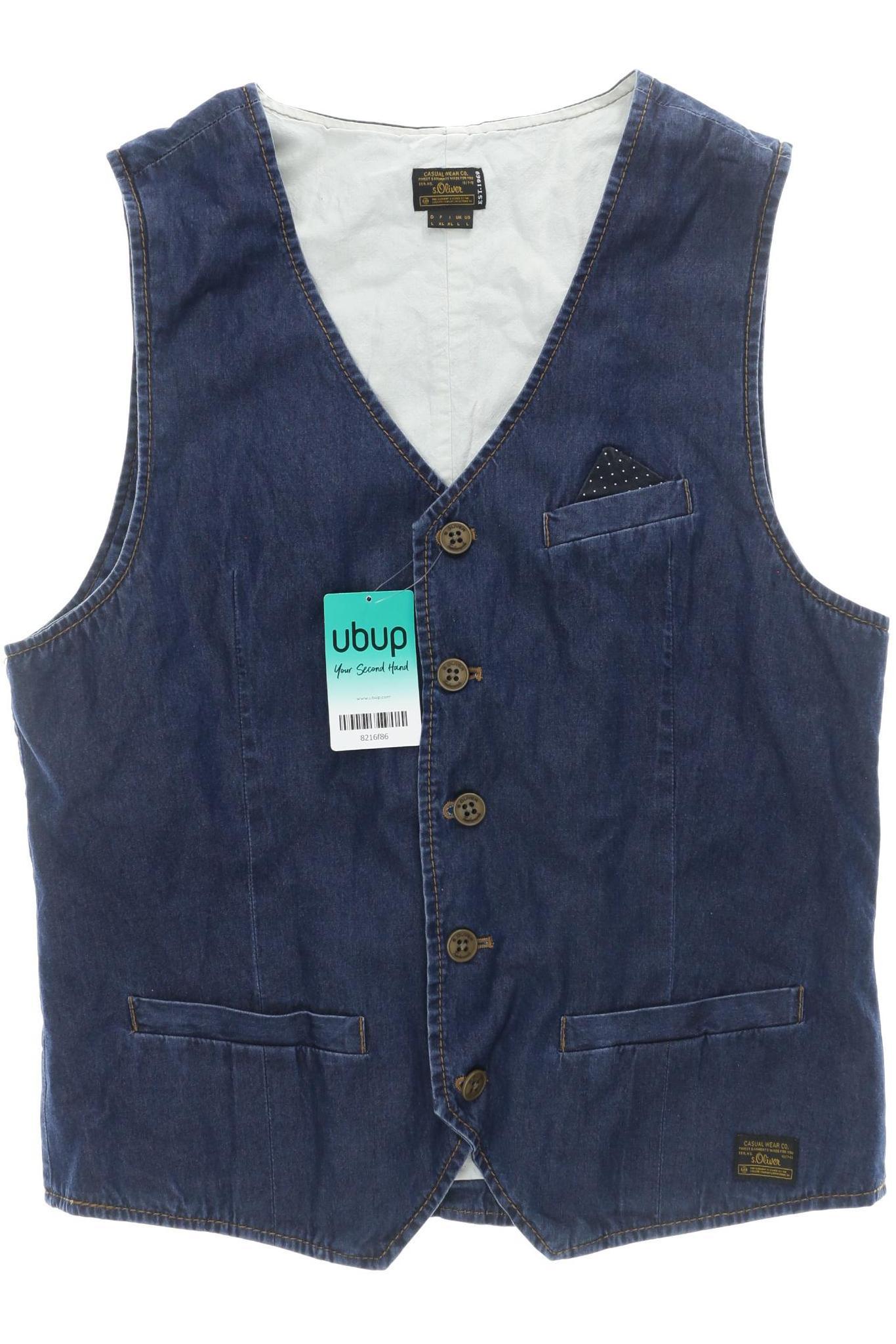 Thumbnail - s.Oliver Herren Weste, blau, Gr.