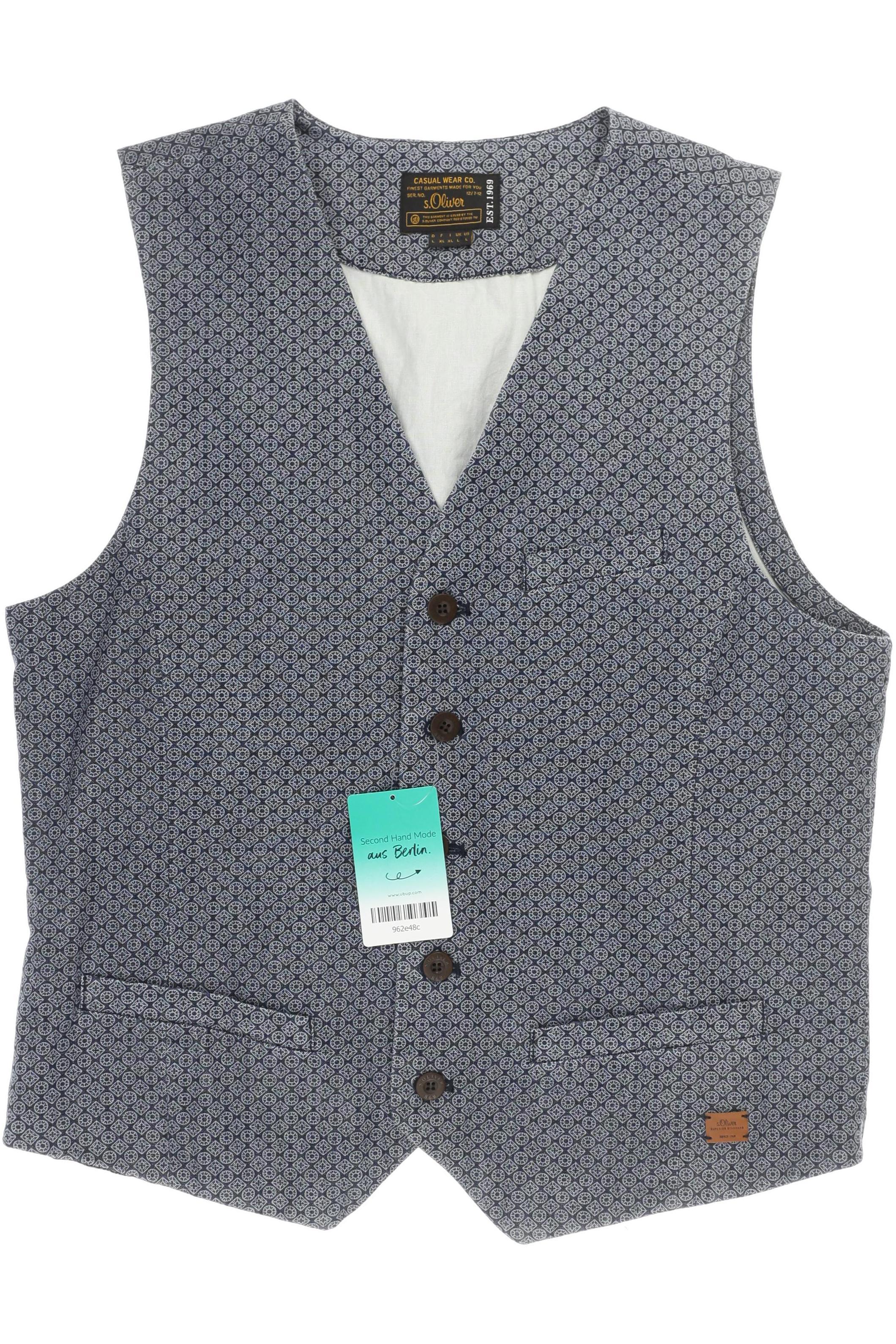 

s.Oliver Herren Weste, blau, Gr.