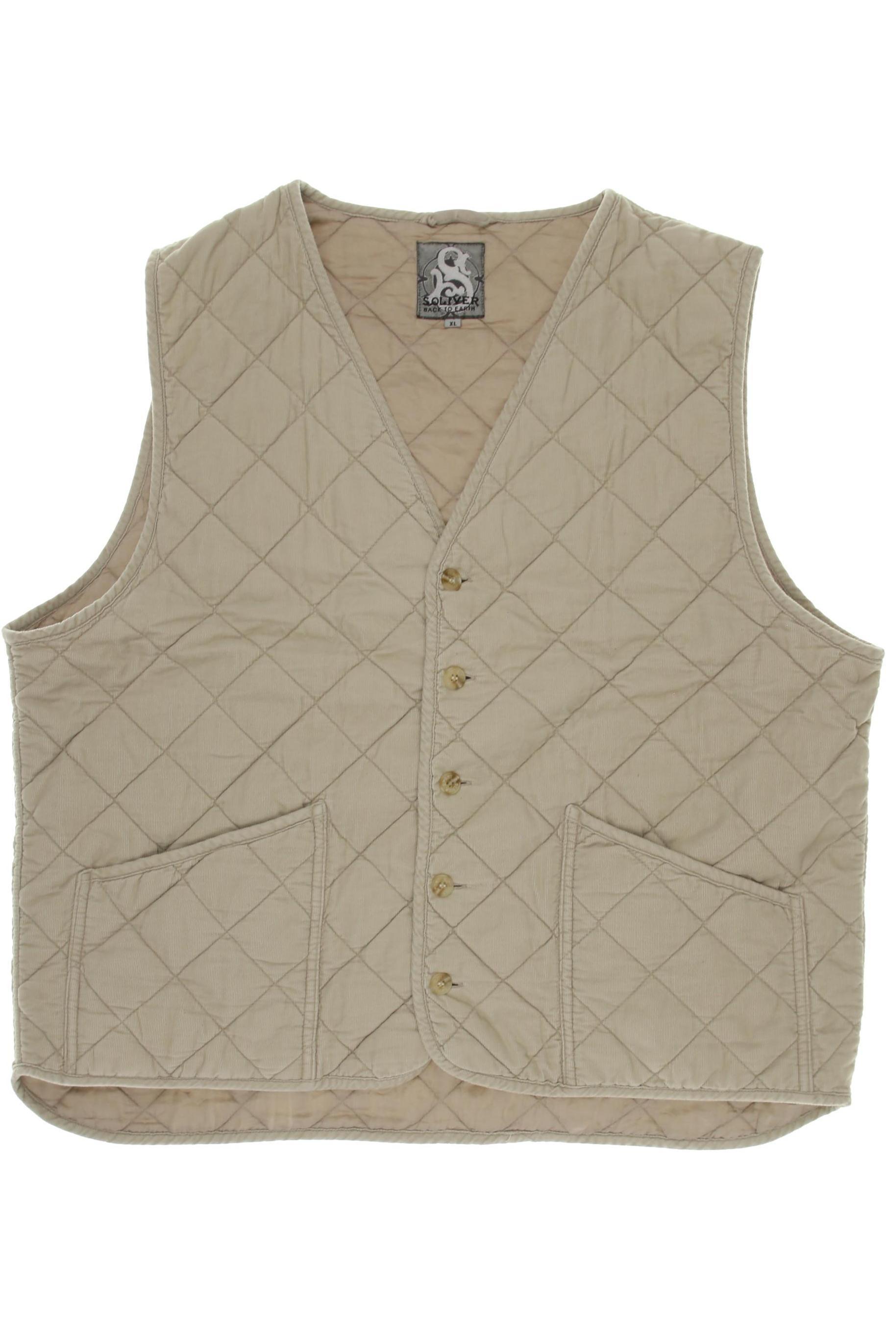 

s.Oliver Herren Weste, beige, Gr.
