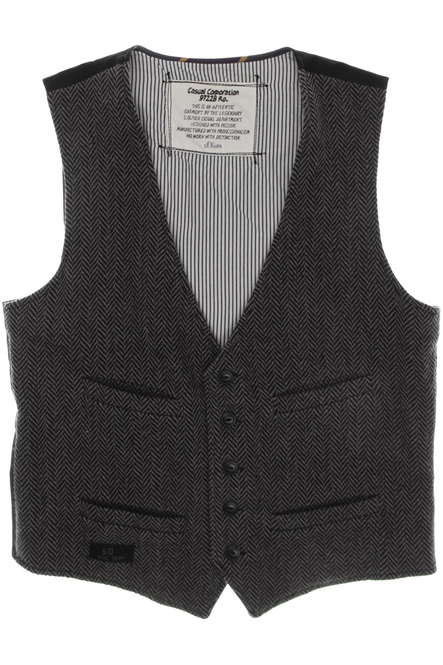 

s.Oliver Herren Weste, grau, Gr.