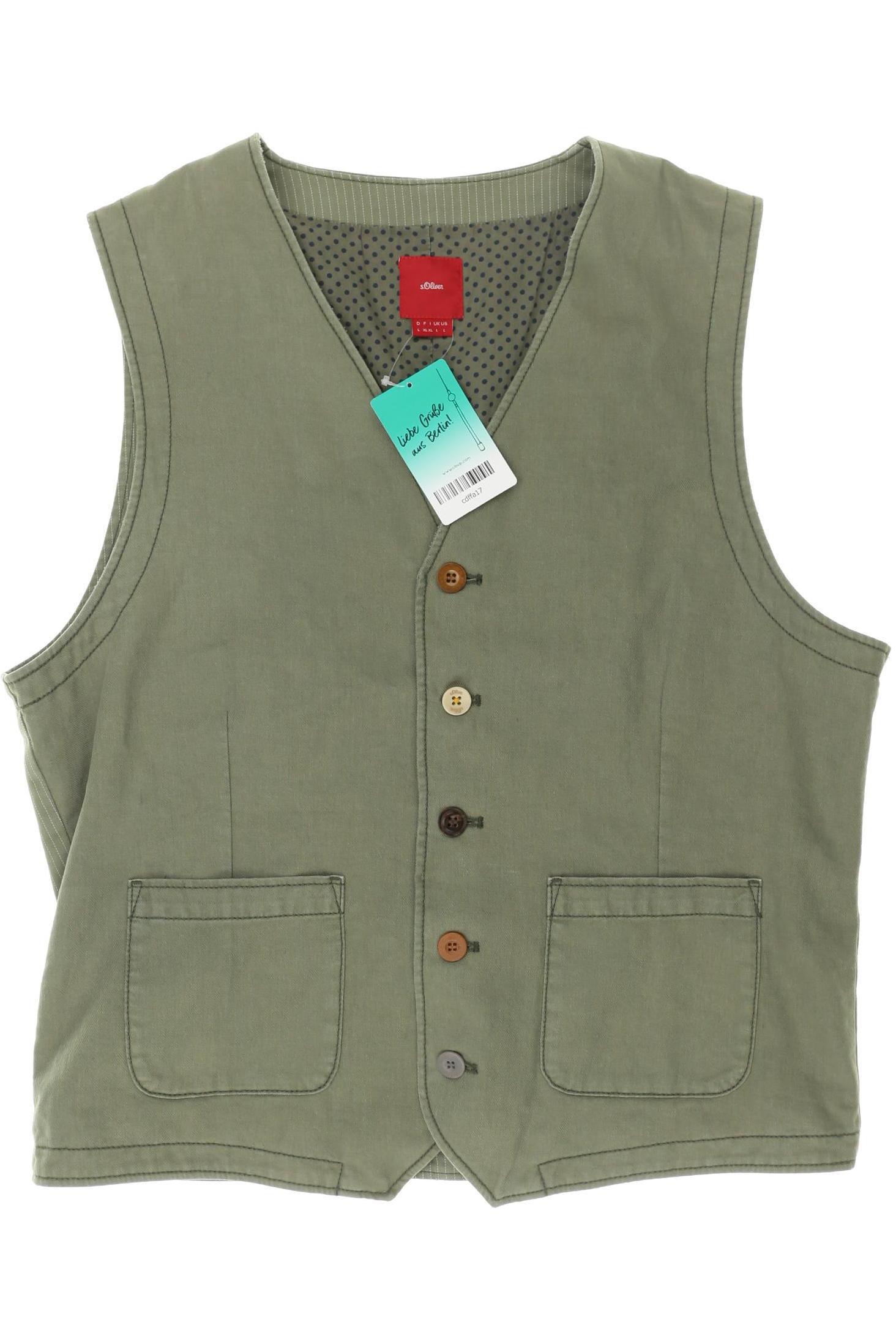Thumbnail - s.Oliver Herren Weste, grün, Gr.