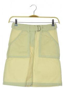 

H&M Damen Rock, gelb, Gr. 34