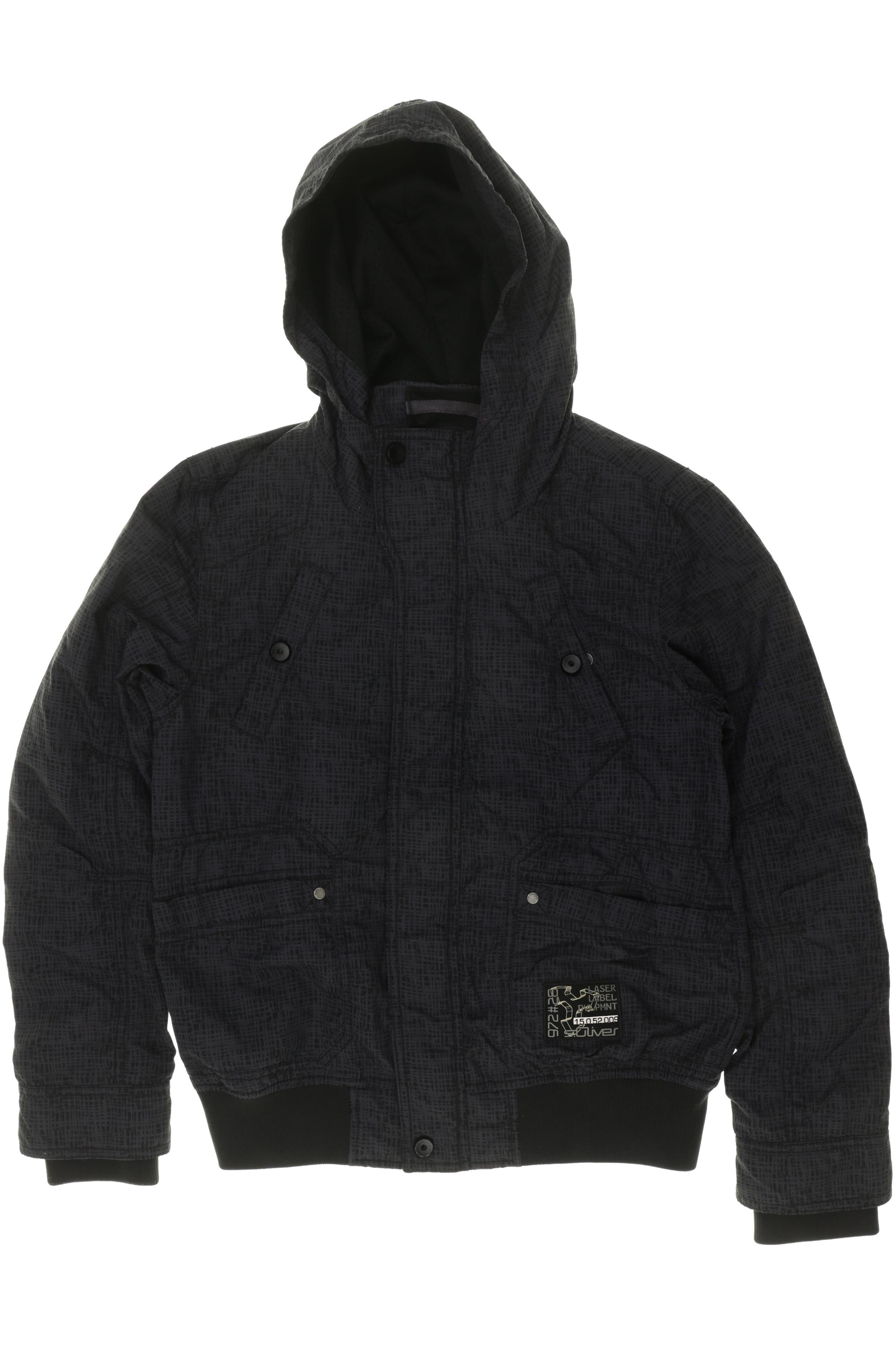 

s.Oliver Jungen Jacke, schwarz, Gr. 164
