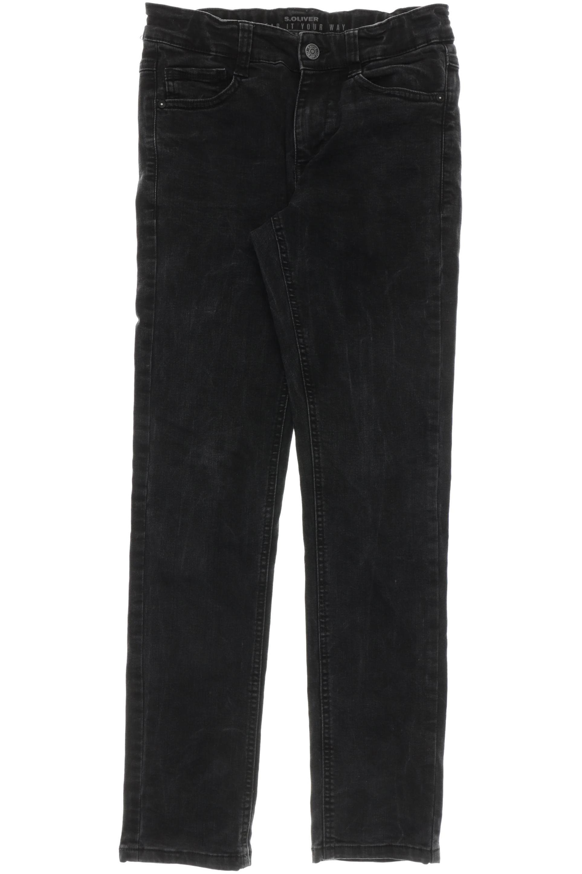 

s.Oliver Jungen Jeans, schwarz, Gr. 158