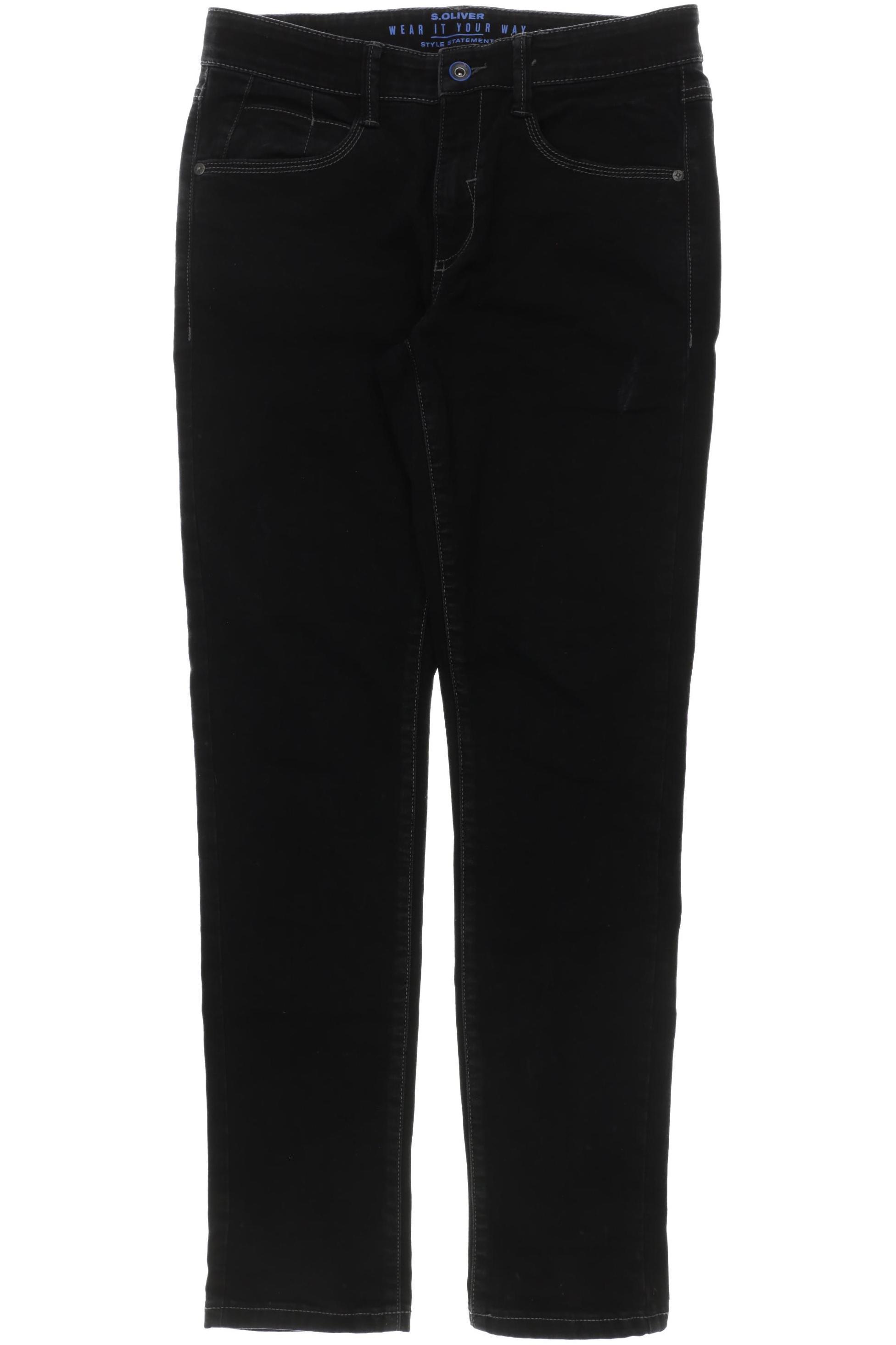 

s.Oliver Jungen Jeans, schwarz, Gr. 176