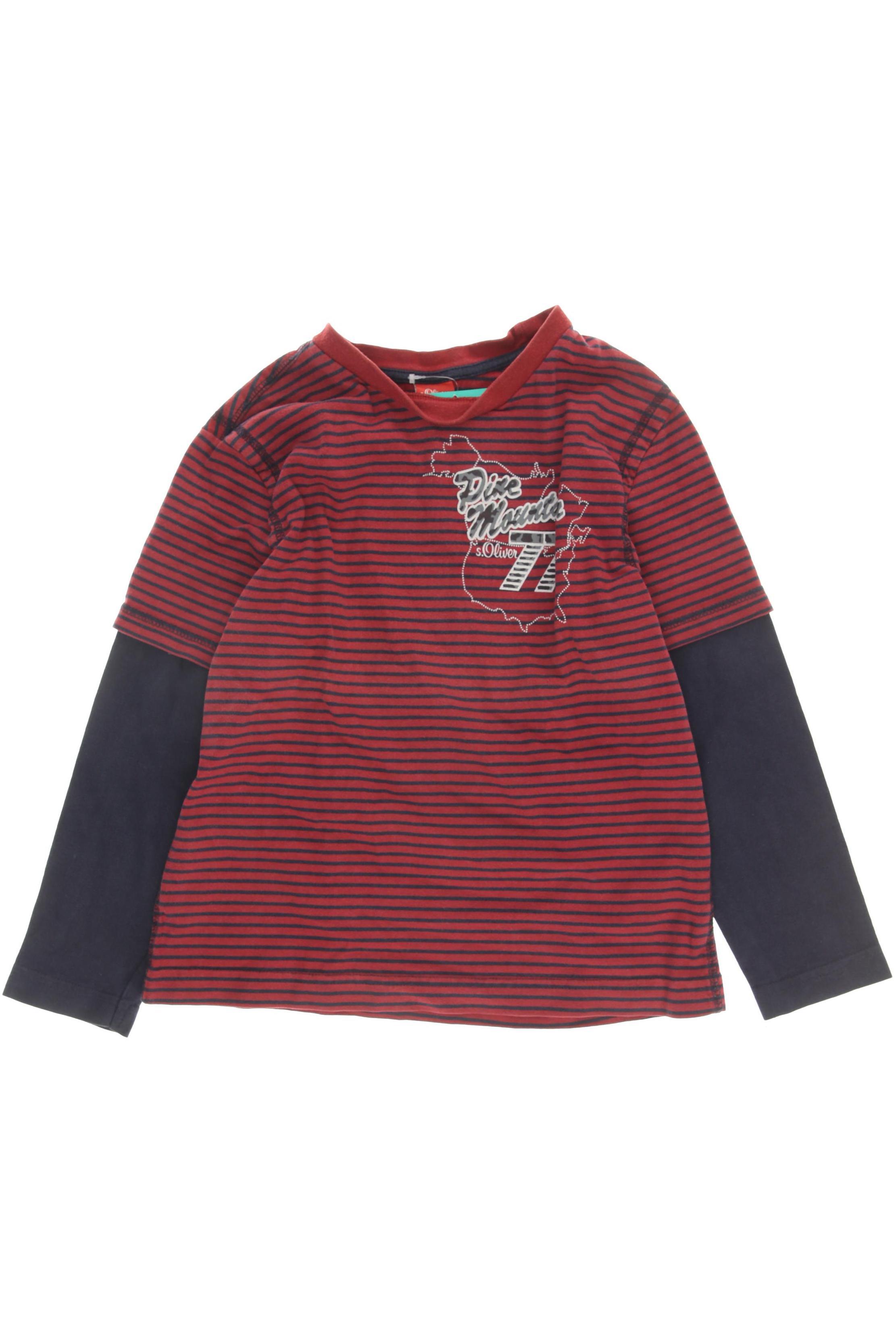 

s.Oliver Jungen Langarmshirt, rot, Gr. 116