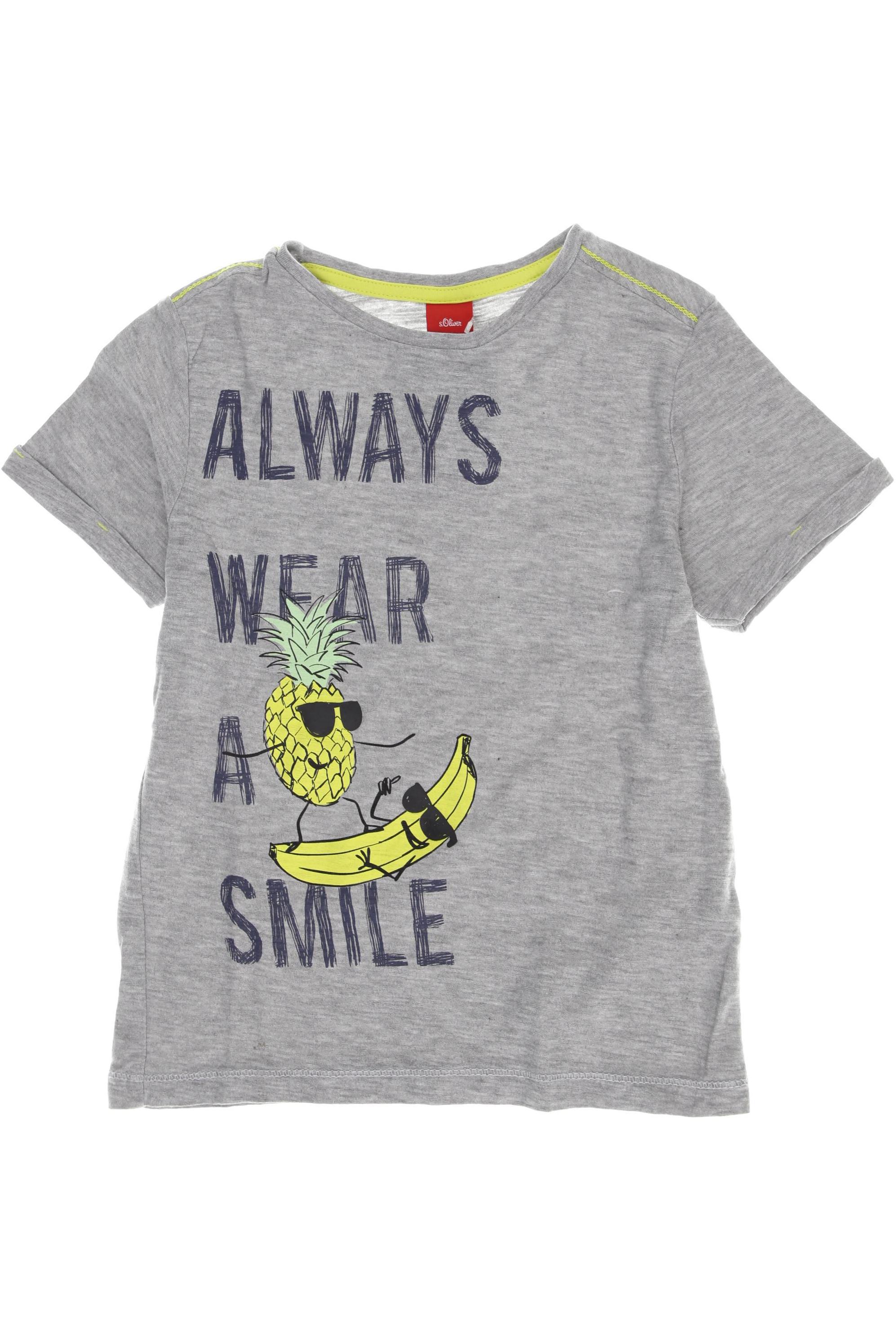 

s.Oliver Jungen T-Shirt, grau, Gr. 116