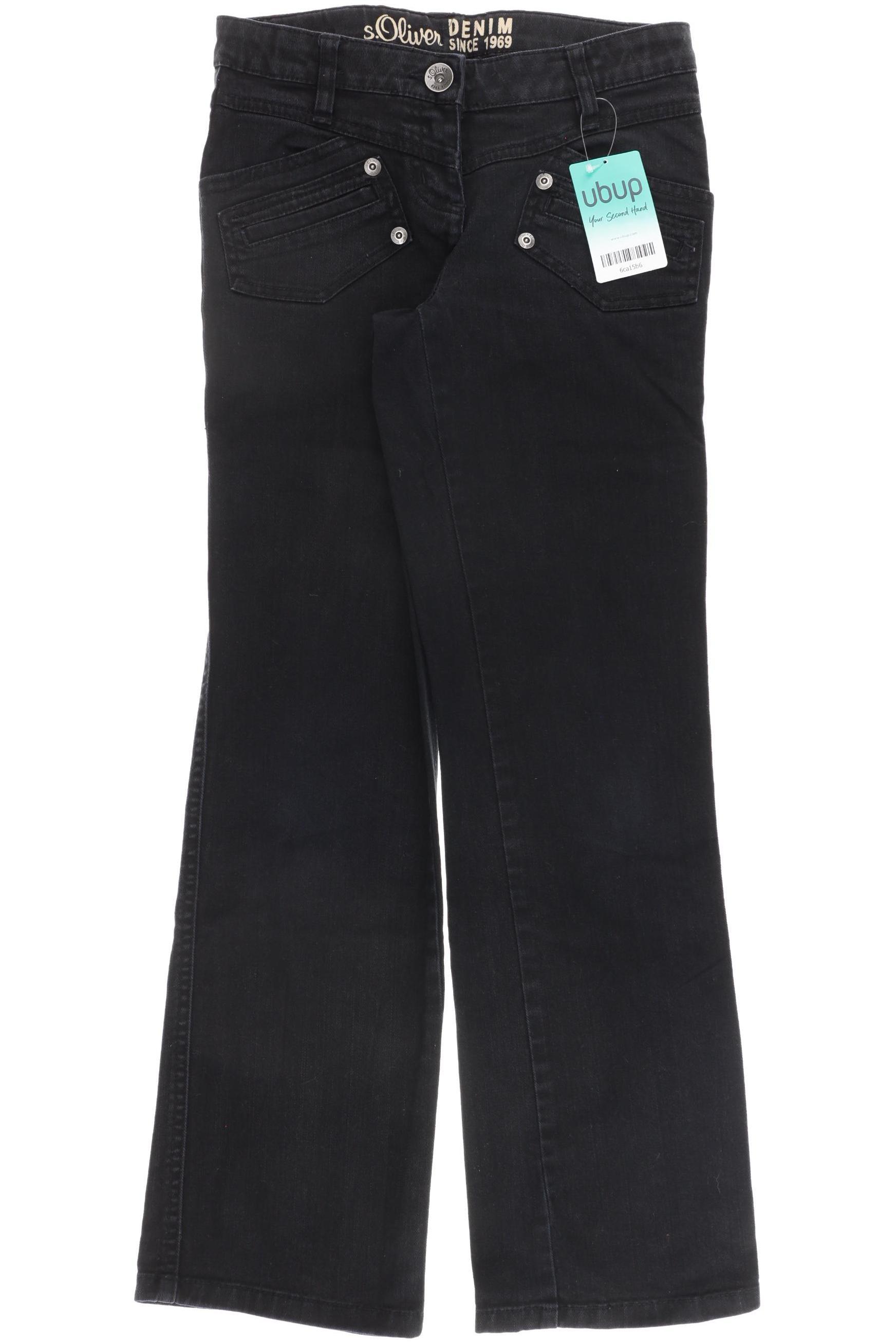 

s.Oliver Mädchen Jeans, schwarz, Gr. 152