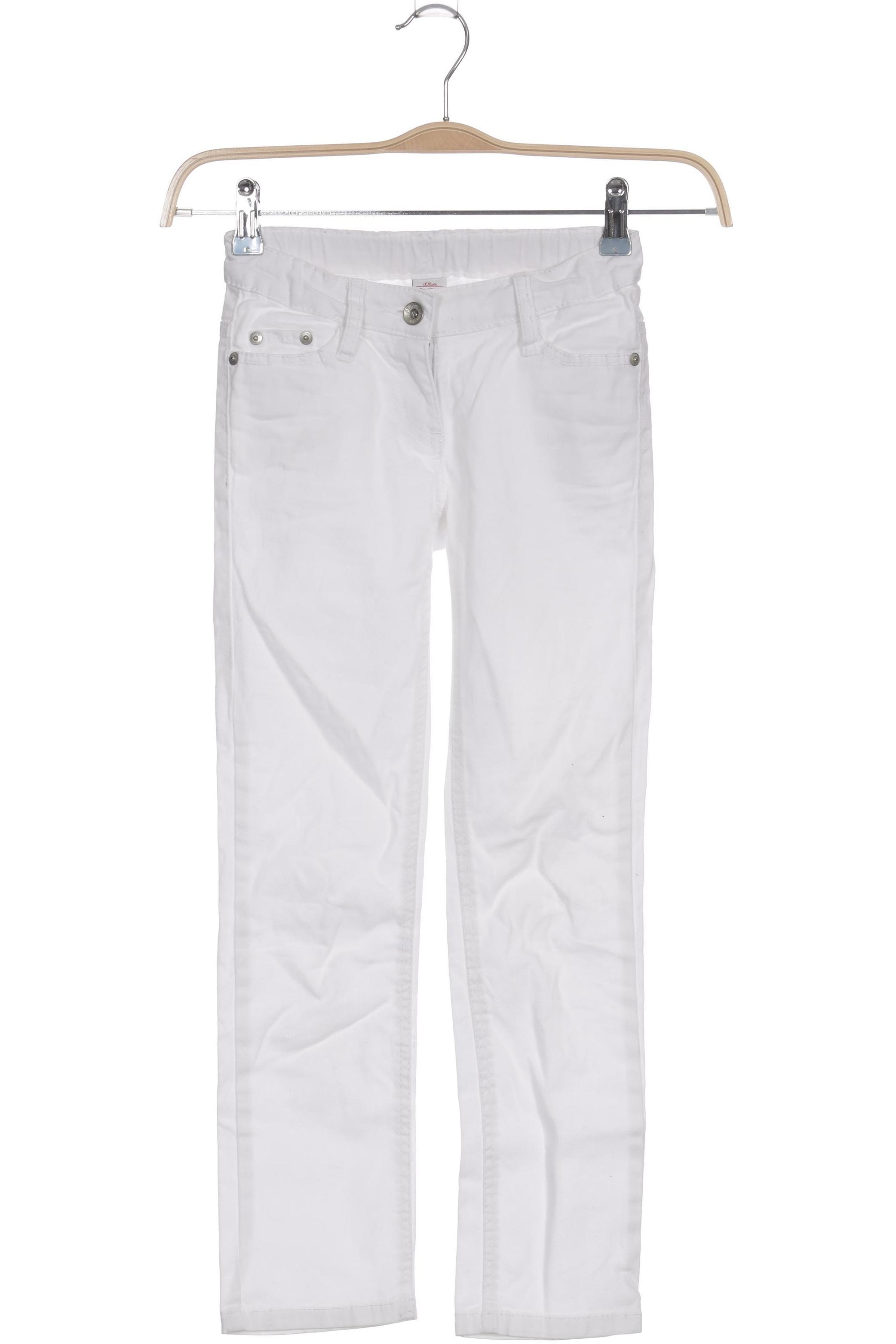 

s.Oliver Mädchen Jeans, weiß, Gr. 134