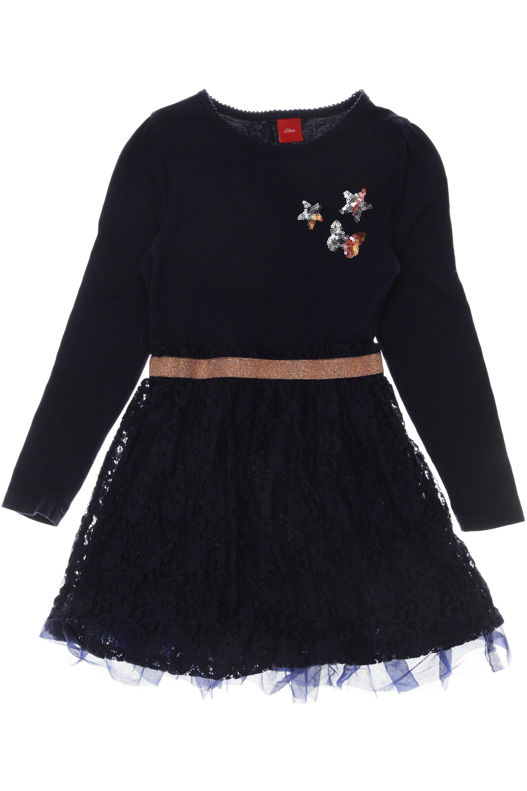 

s.Oliver Mädchen Kleid, blau, Gr. 110