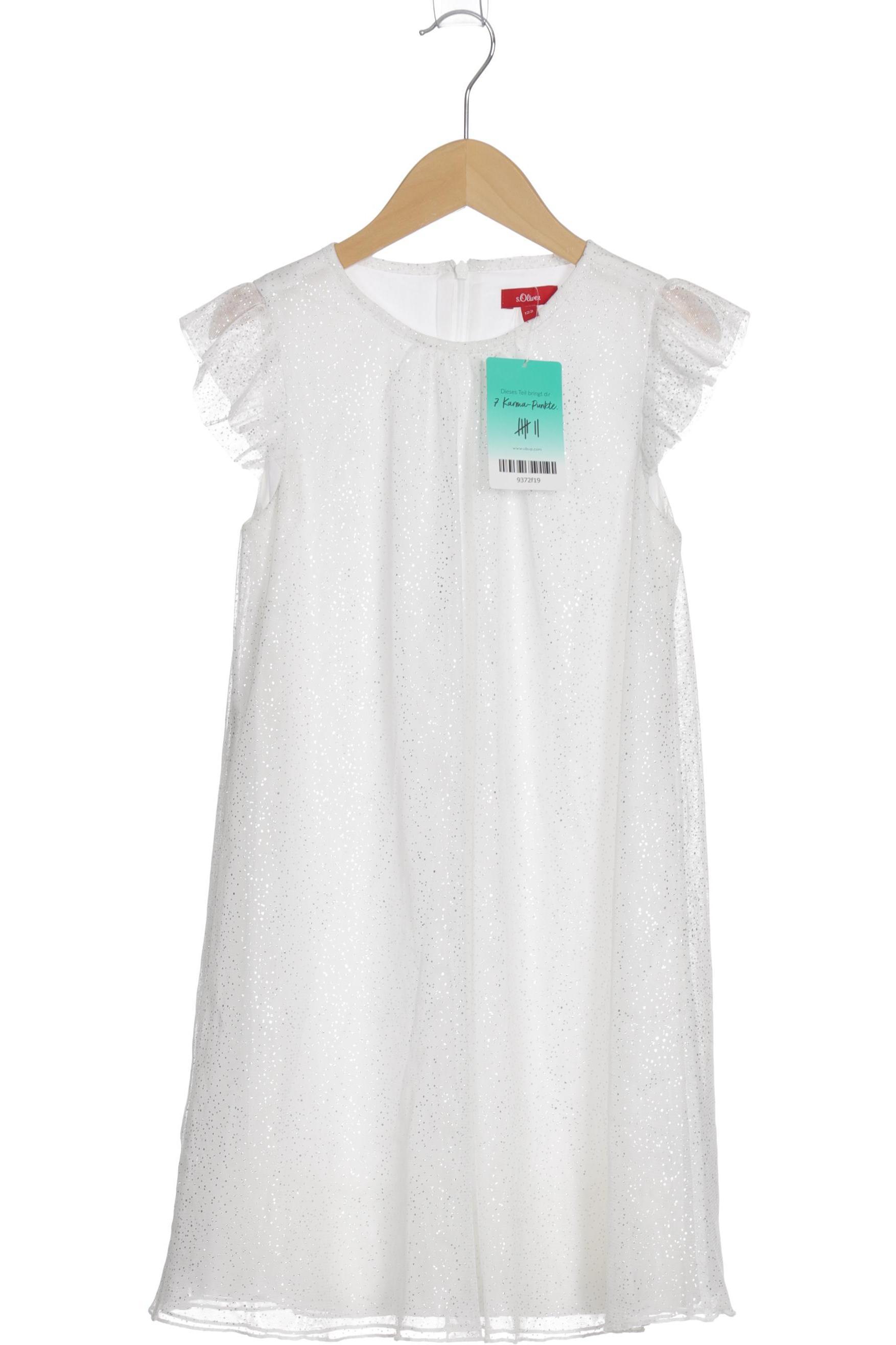 

s.Oliver Mädchen Kleid, weiß, Gr. 122