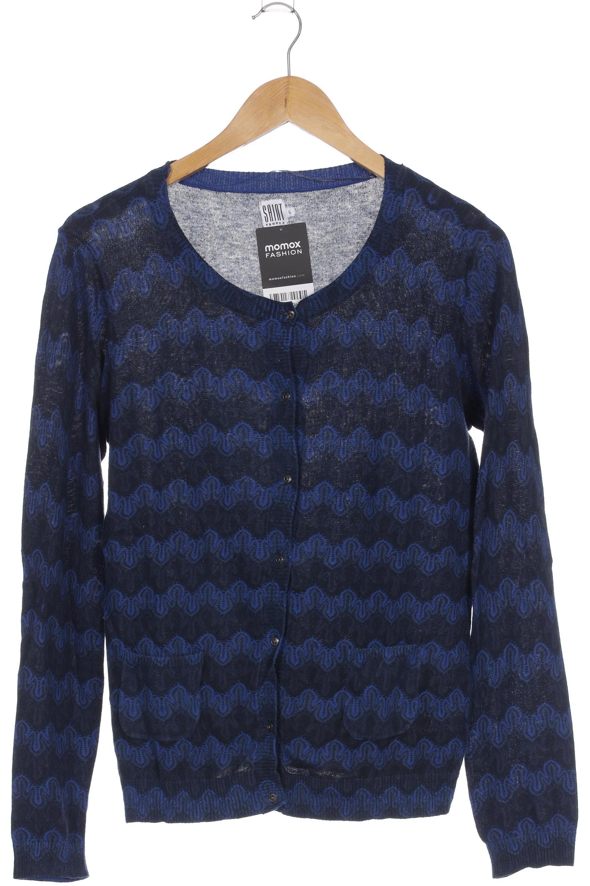 

Saint Tropez Damen Strickjacke, blau, Gr.