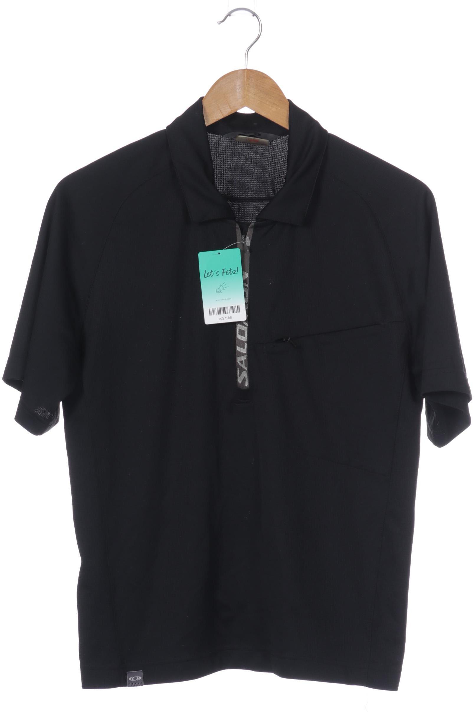 Thumbnail - Salomon Herren Poloshirt, schwarz, Gr.