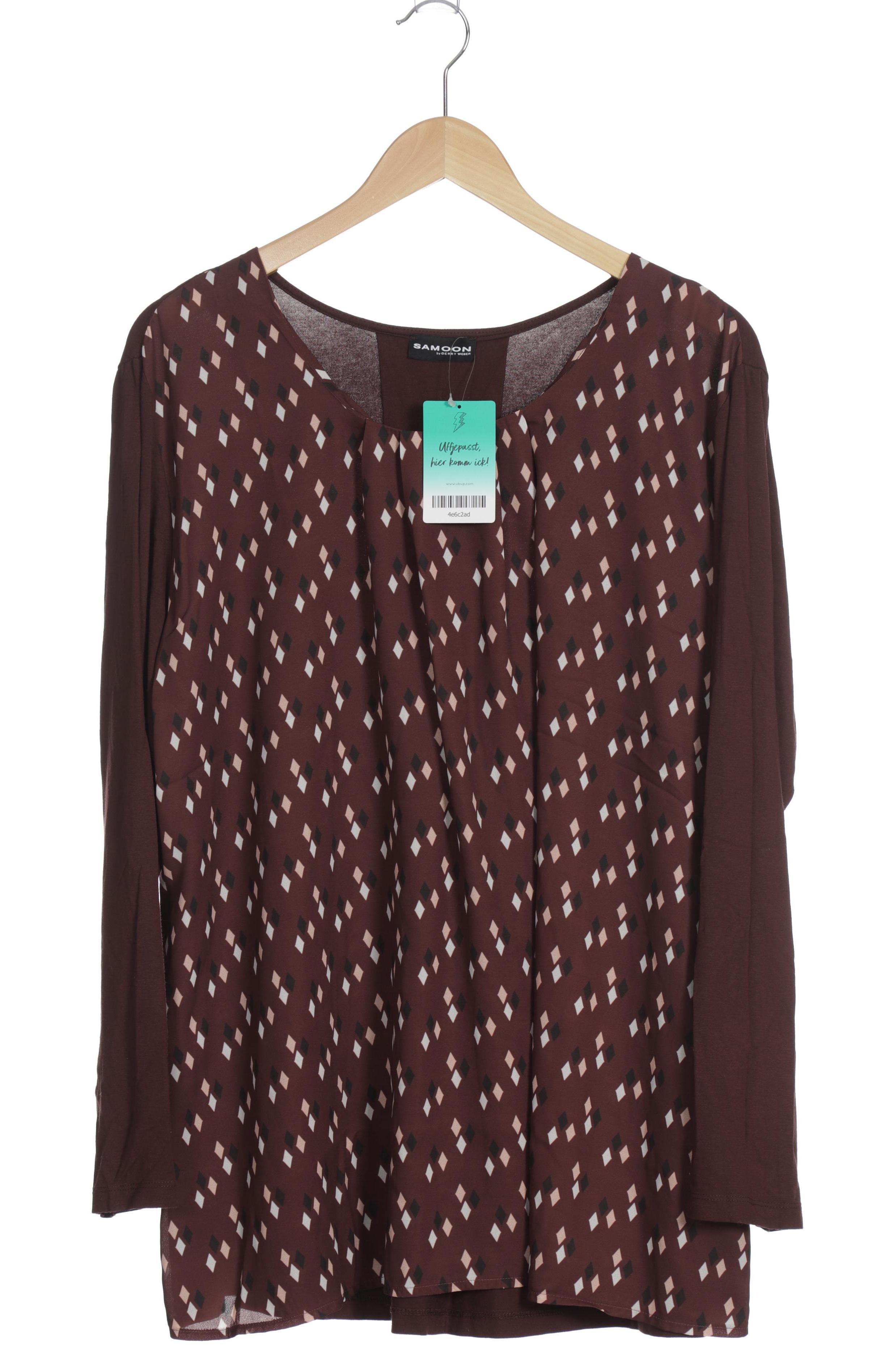 

Samoon by Gerry Weber Damen Bluse, braun, Gr. 48