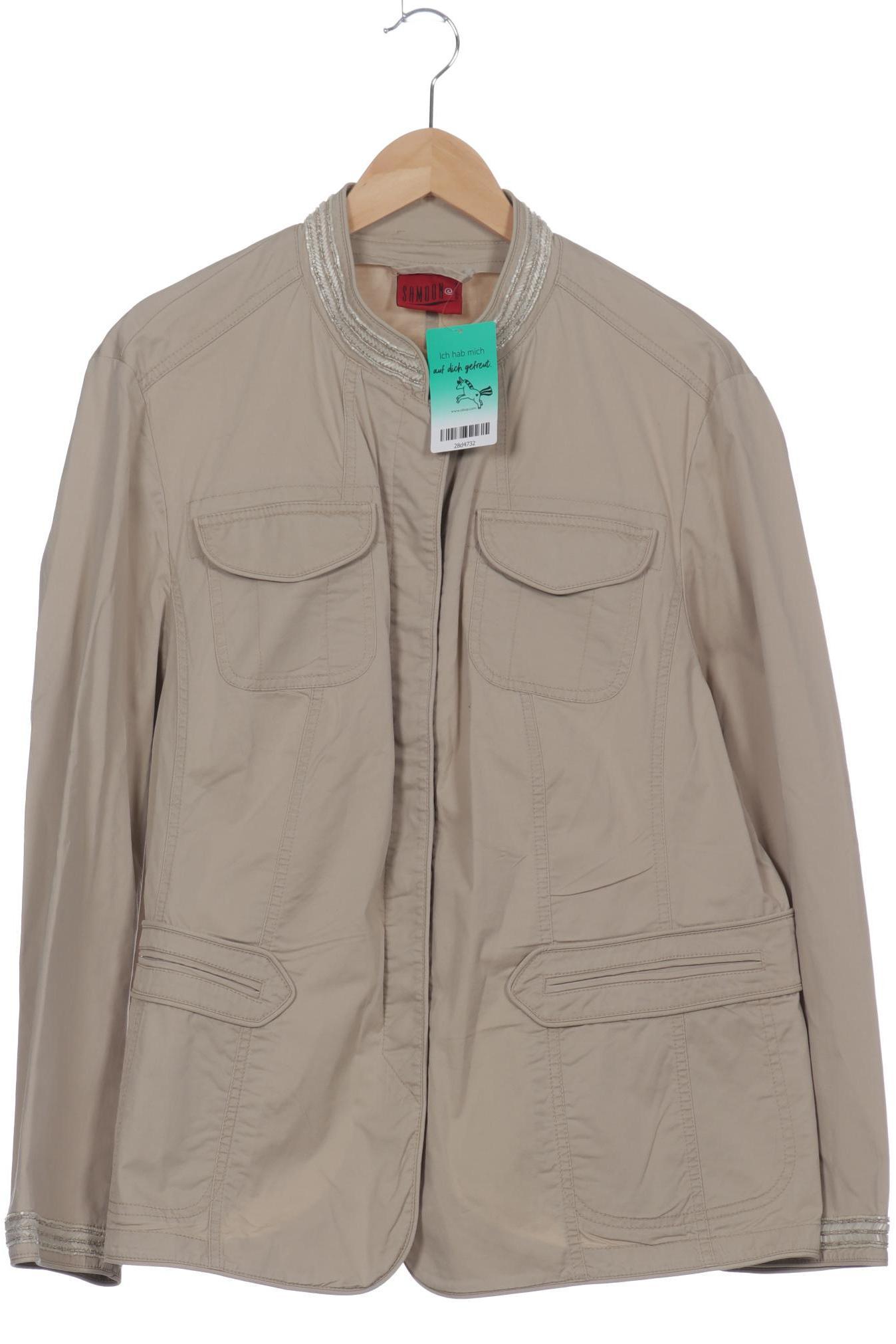 

Samoon by Gerry Weber Damen Jacke, beige, Gr. 48