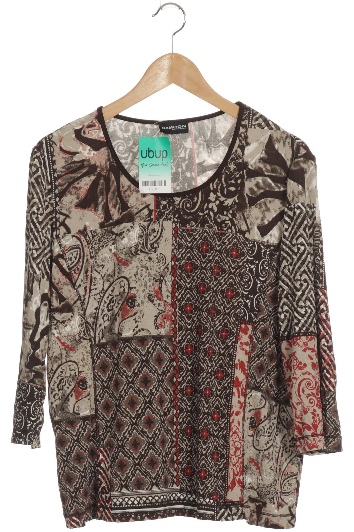 

Samoon by Gerry Weber Damen Langarmshirt, braun, Gr.
