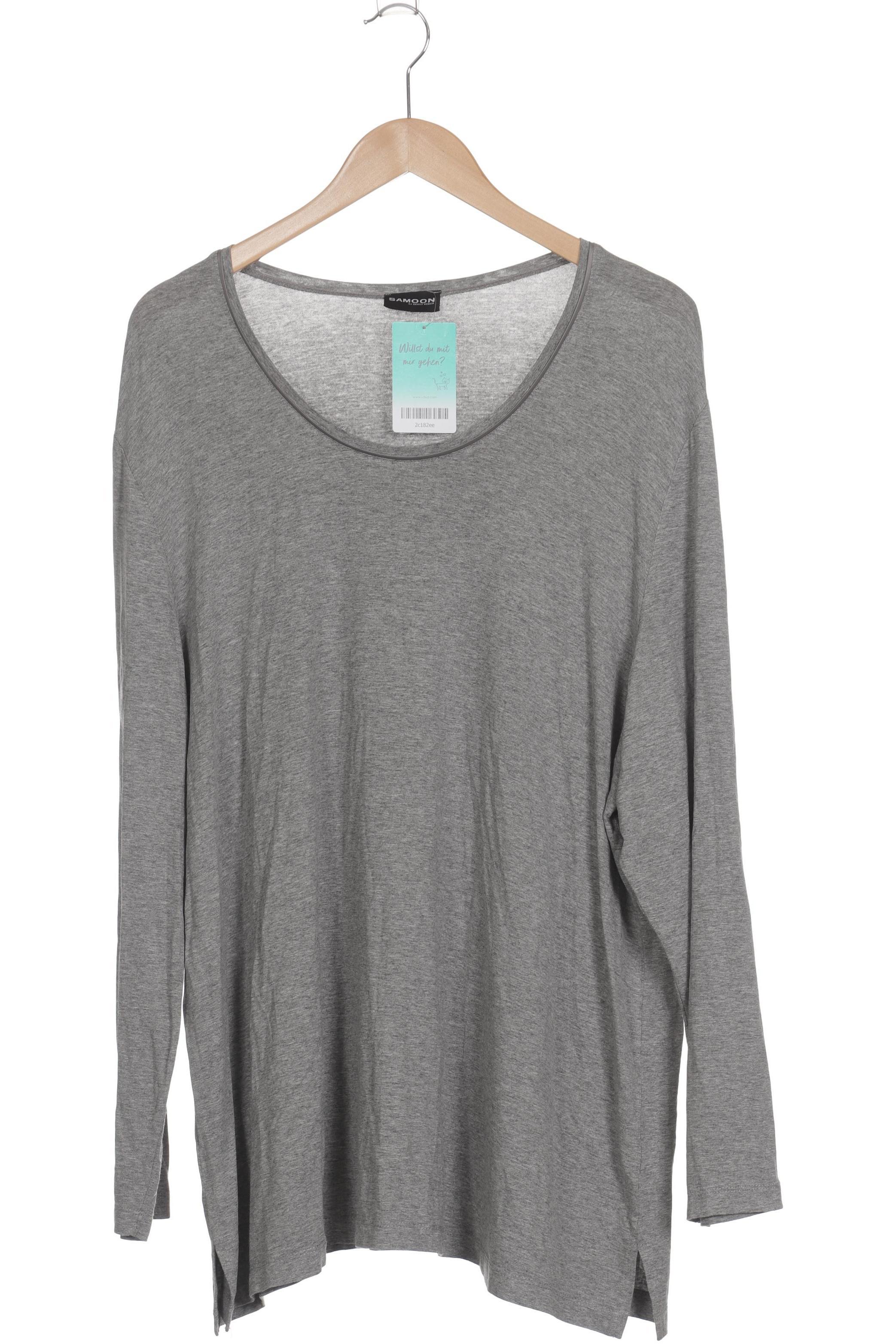

Samoon by Gerry Weber Damen Langarmshirt, grau, Gr. 52