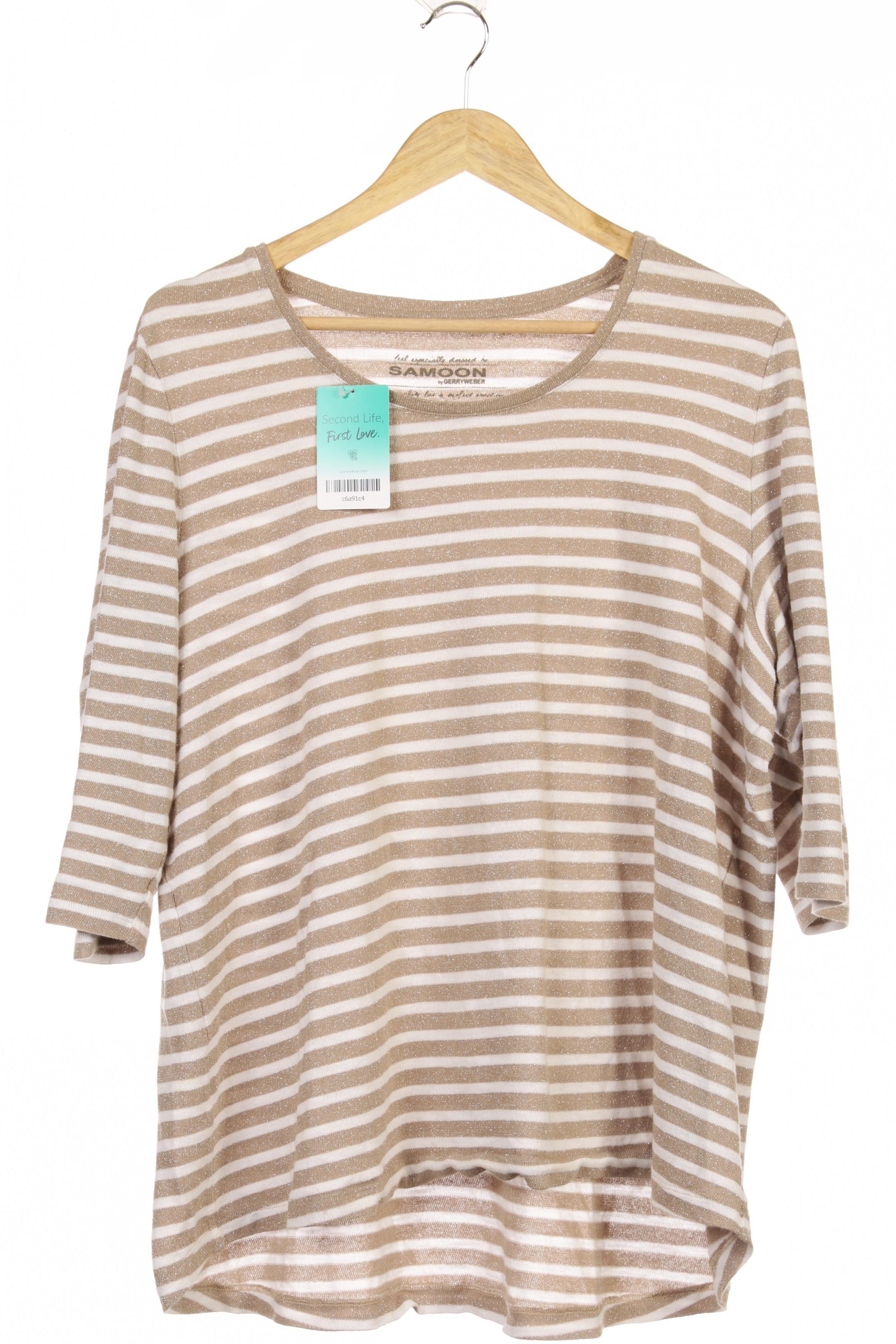 

Samoon by Gerry Weber Damen Langarmshirt, beige, Gr. 46