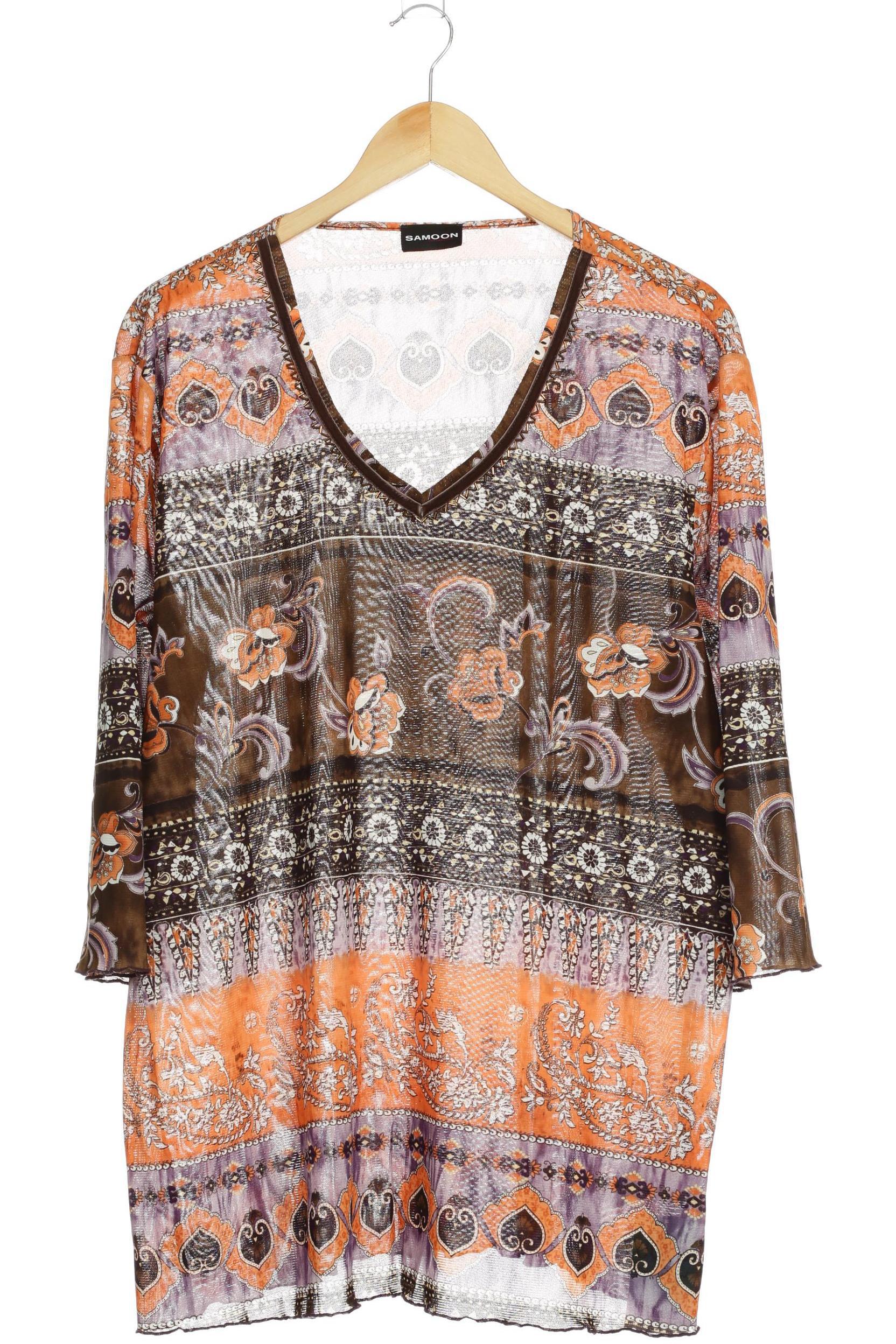 

Samoon by Gerry Weber Damen Langarmshirt, mehrfarbig, Gr. 50