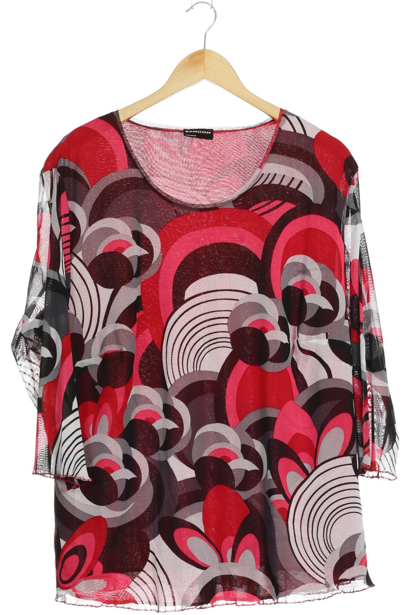 

Samoon by Gerry Weber Damen Langarmshirt, rot, Gr. 50