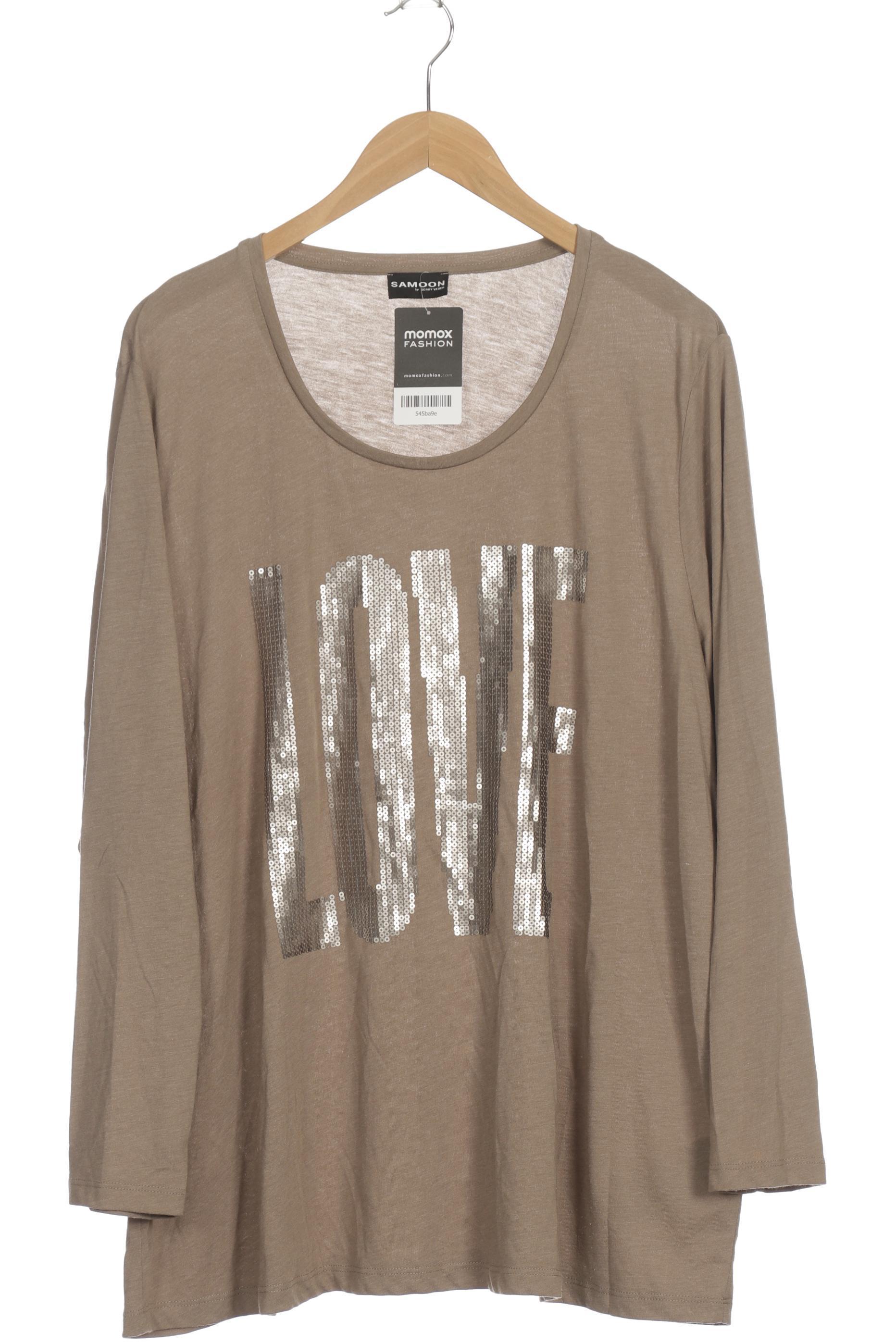 

Samoon by Gerry Weber Damen Langarmshirt, braun, Gr. 52