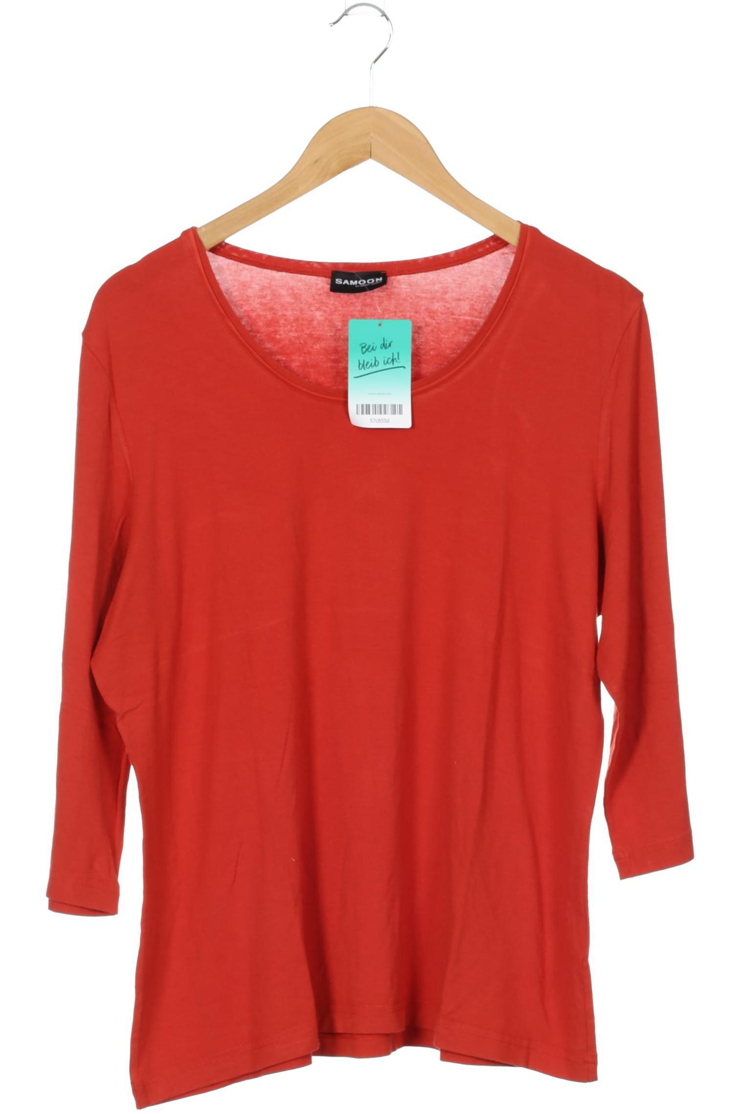 

Samoon by Gerry Weber Damen Langarmshirt, rot, Gr. 44
