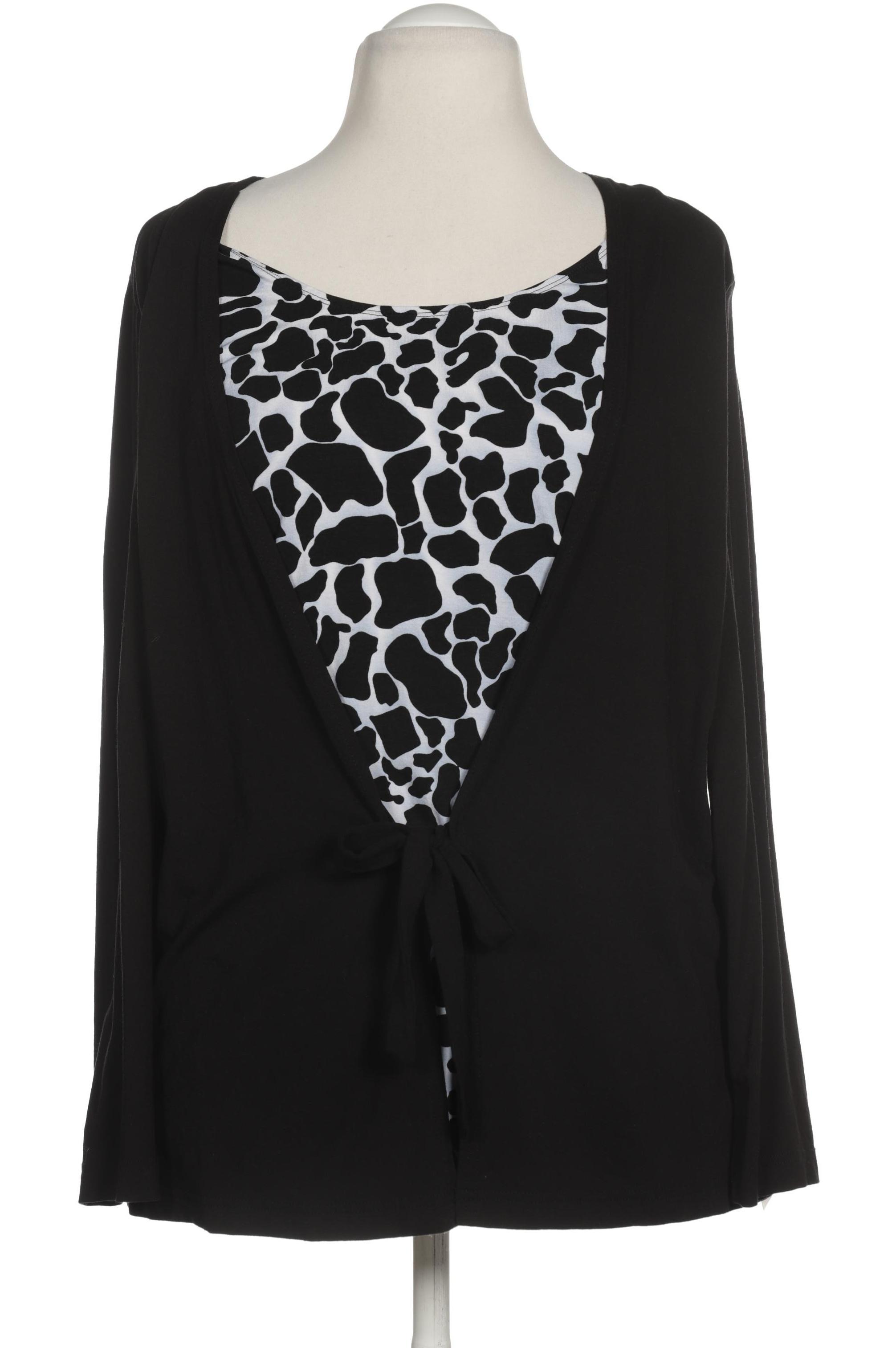 

Samoon by Gerry Weber Damen Langarmshirt, schwarz, Gr. 46